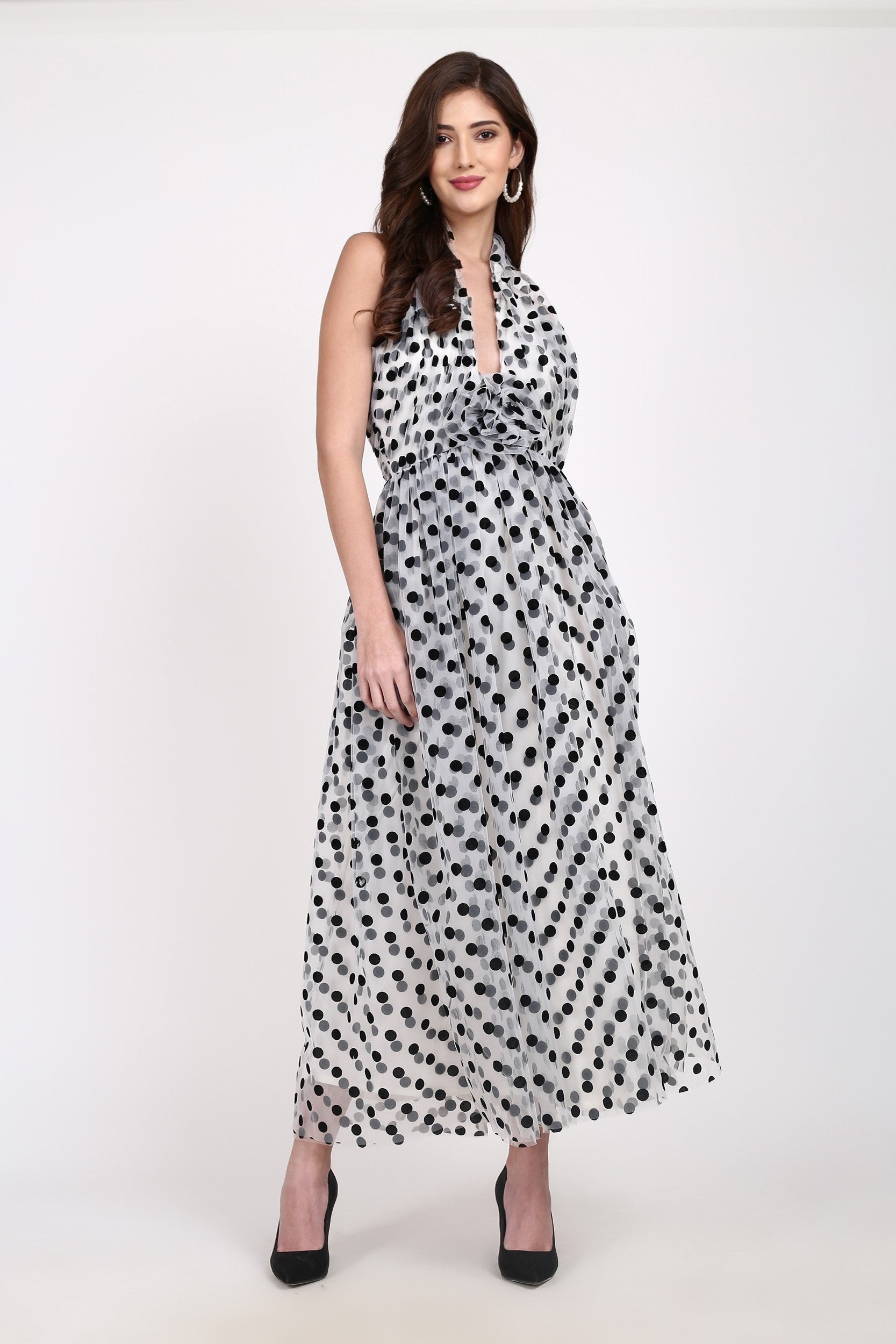 Blake Maxi Dress in Polka Dot UK12 / Polka Dot Blake Maxi Dress in Polka Dot UK12 / Polka Dot