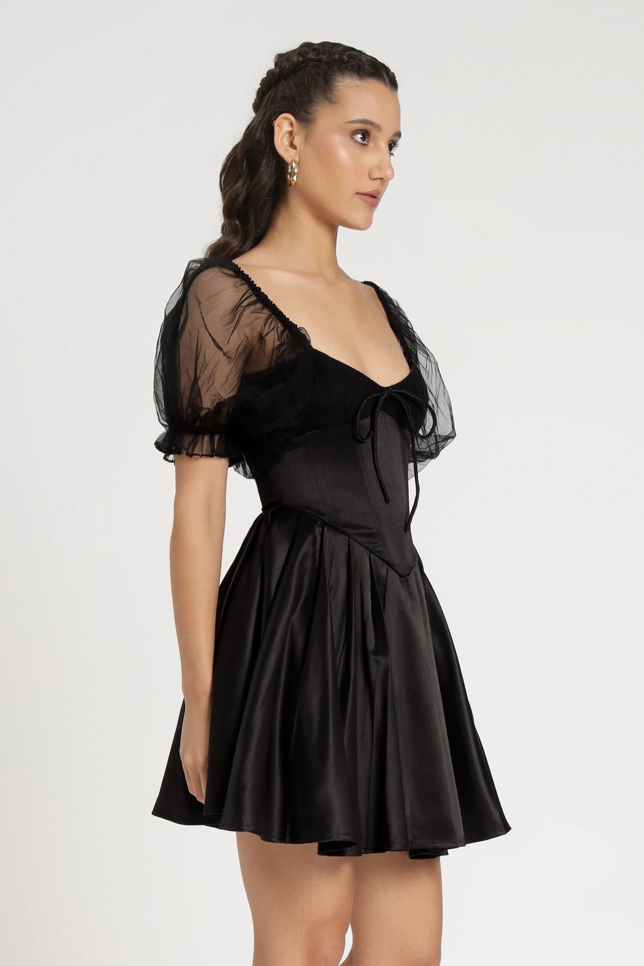 Keila Mini Dress in Black