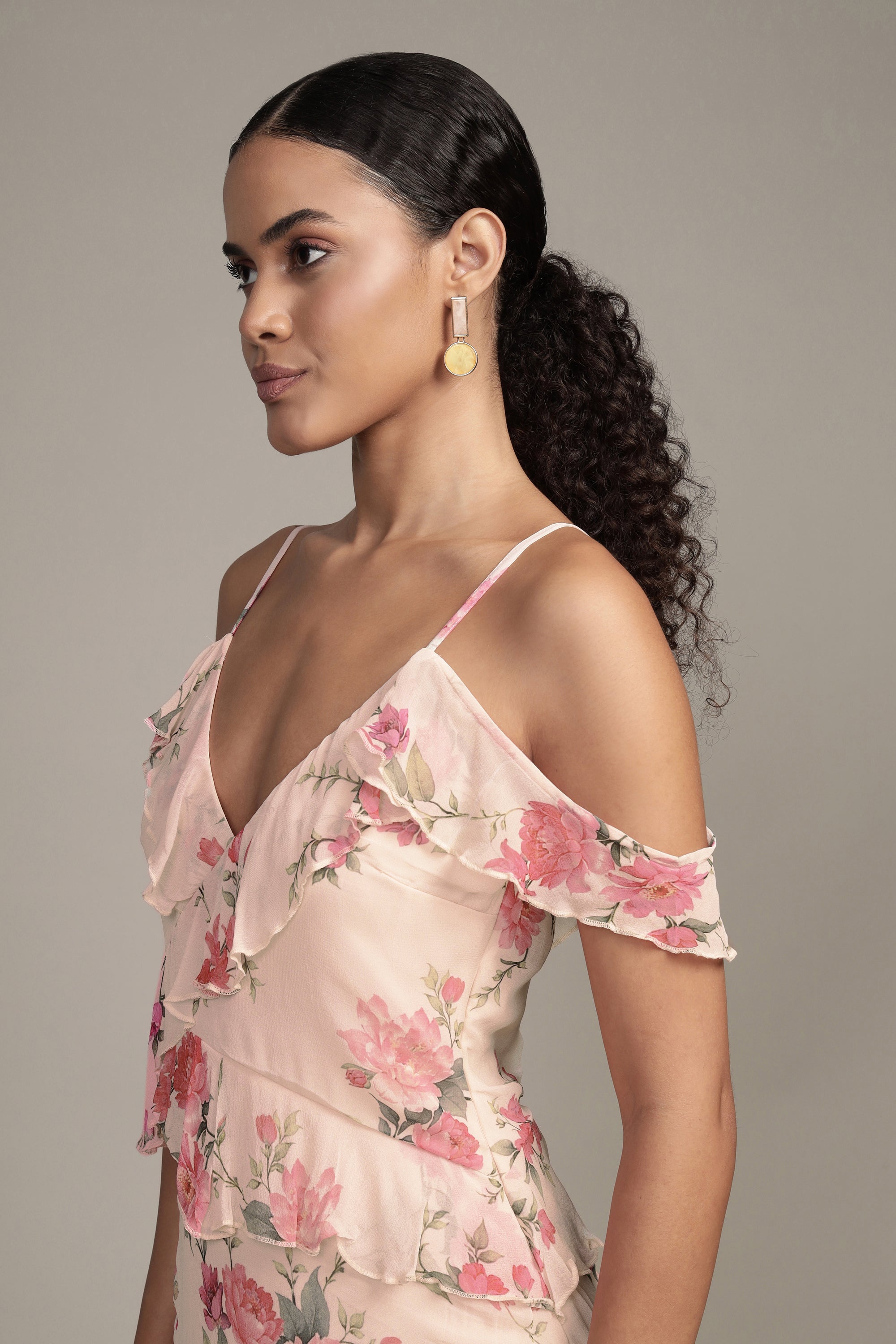 Leighton Maxi Dress in Floral Print