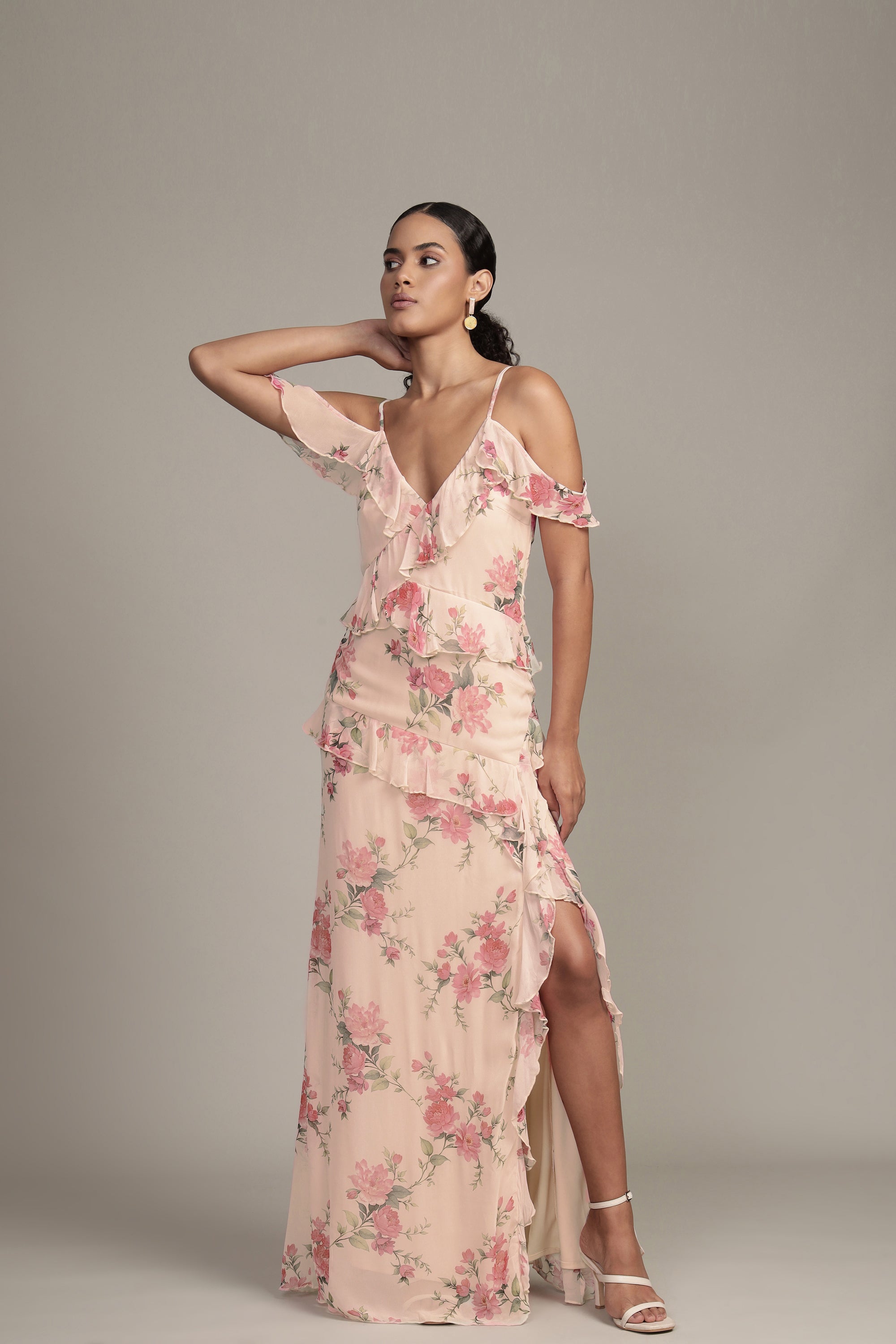 Leighton Maxi Dress in Floral Print