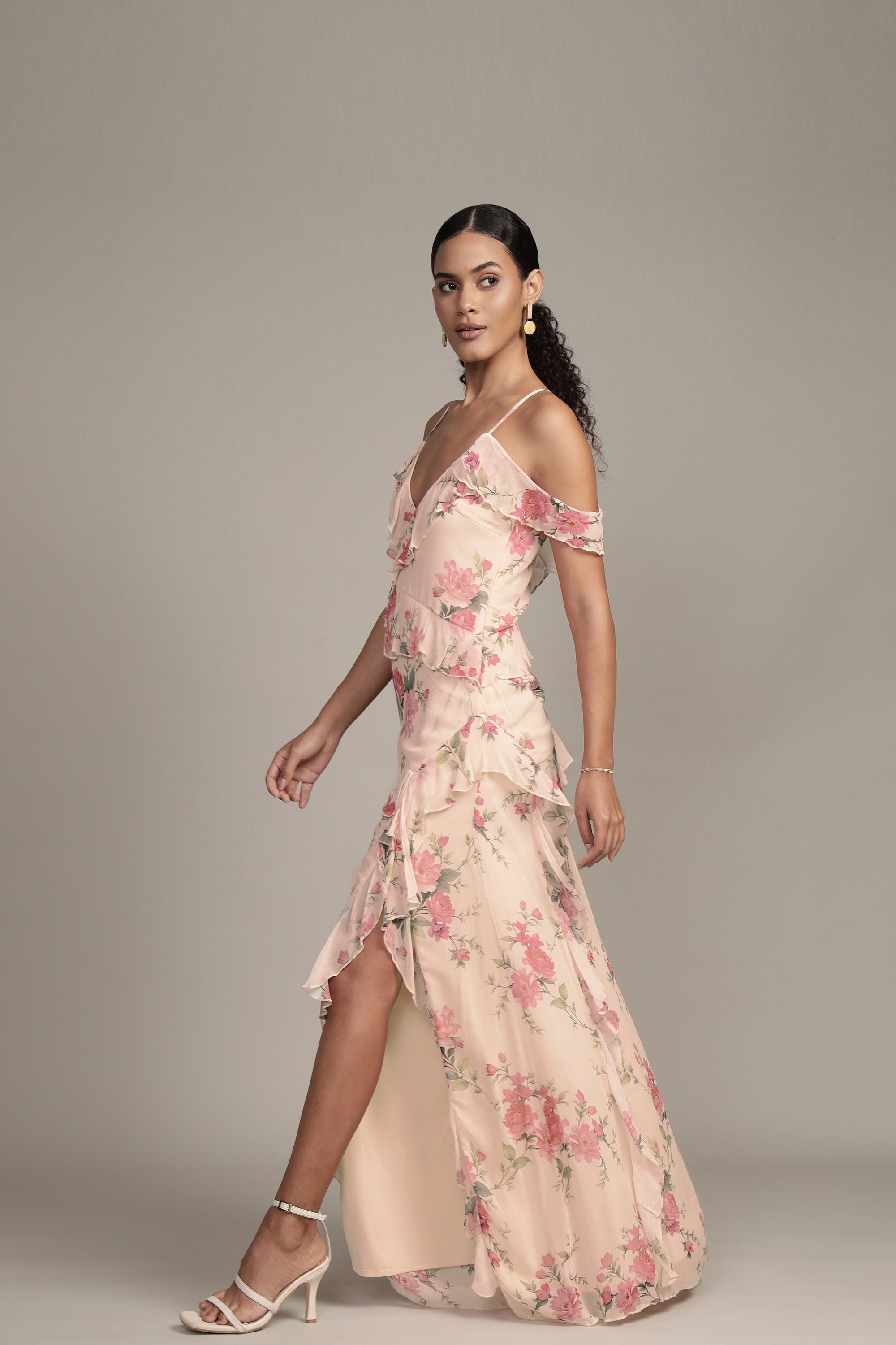 Leighton Maxi Dress in Floral Print