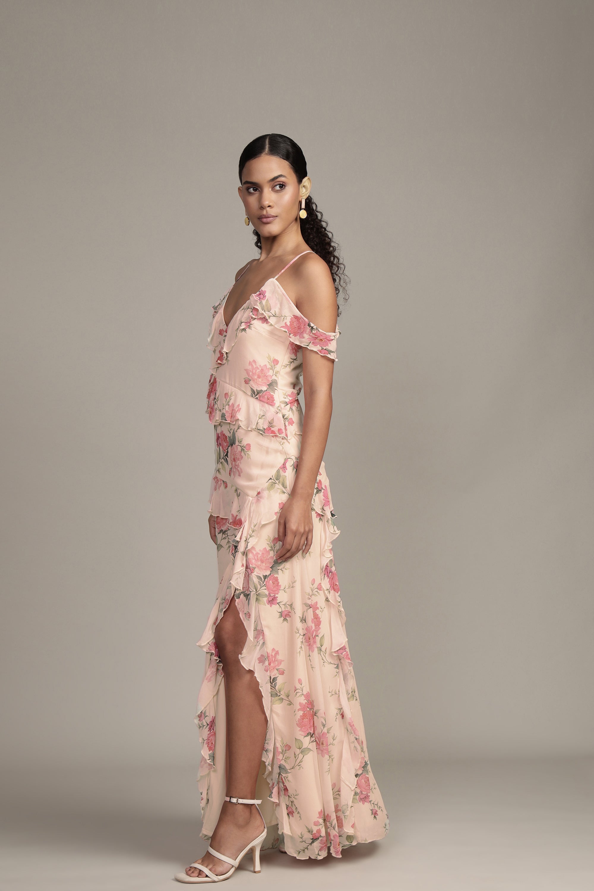Leighton Maxi Dress in Floral Print