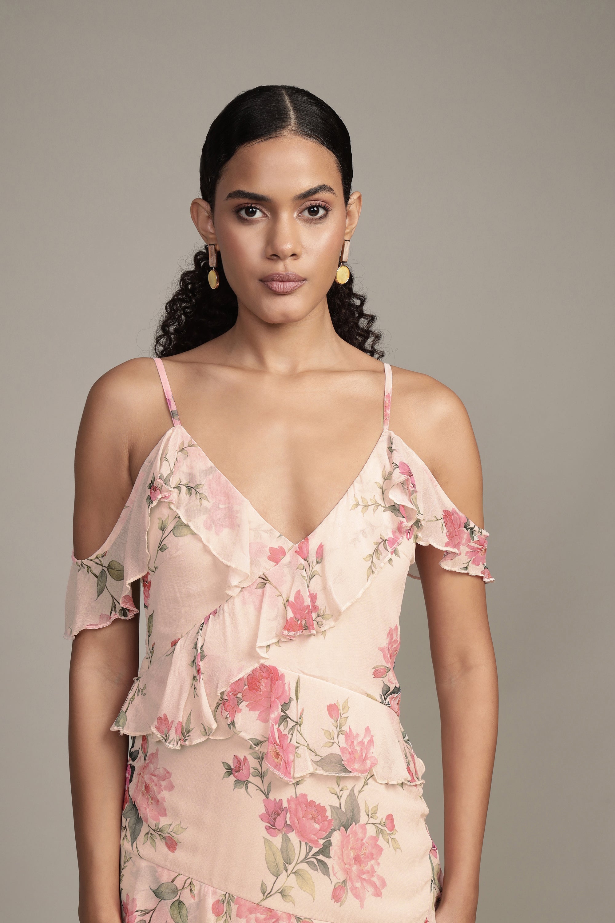 Leighton Maxi Dress in Floral Print