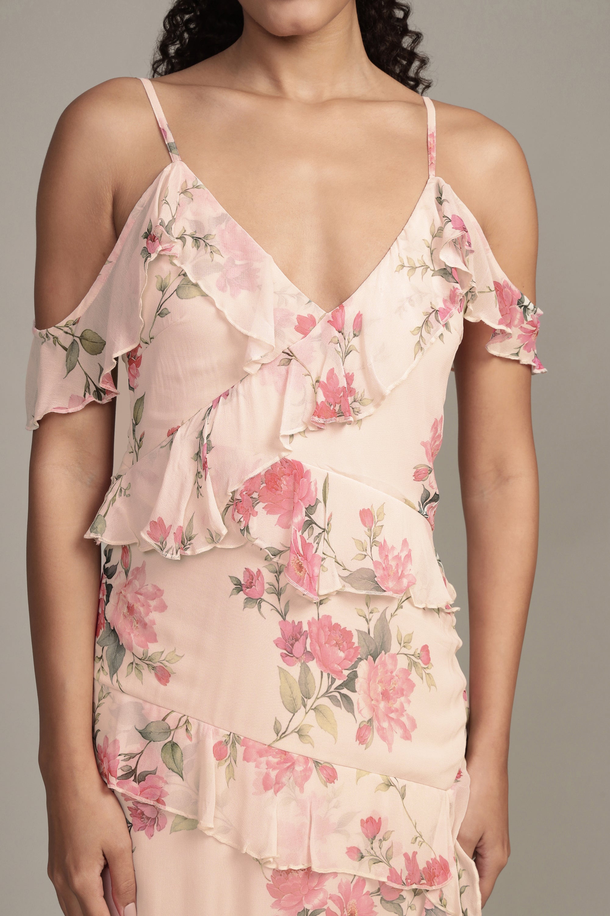 Leighton Maxi Dress in Floral Print
