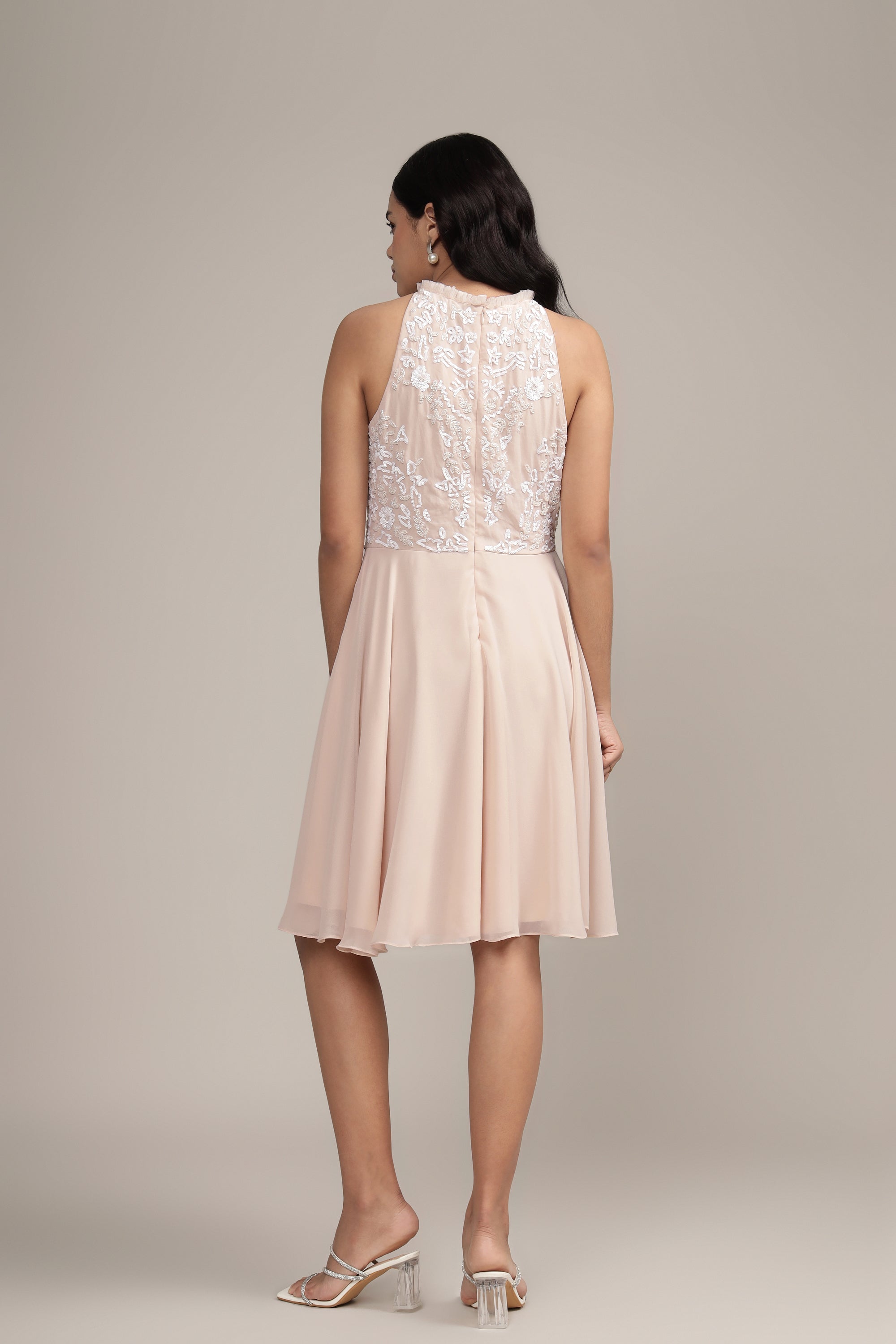 Nella Mini Dress in Vanilla Ice