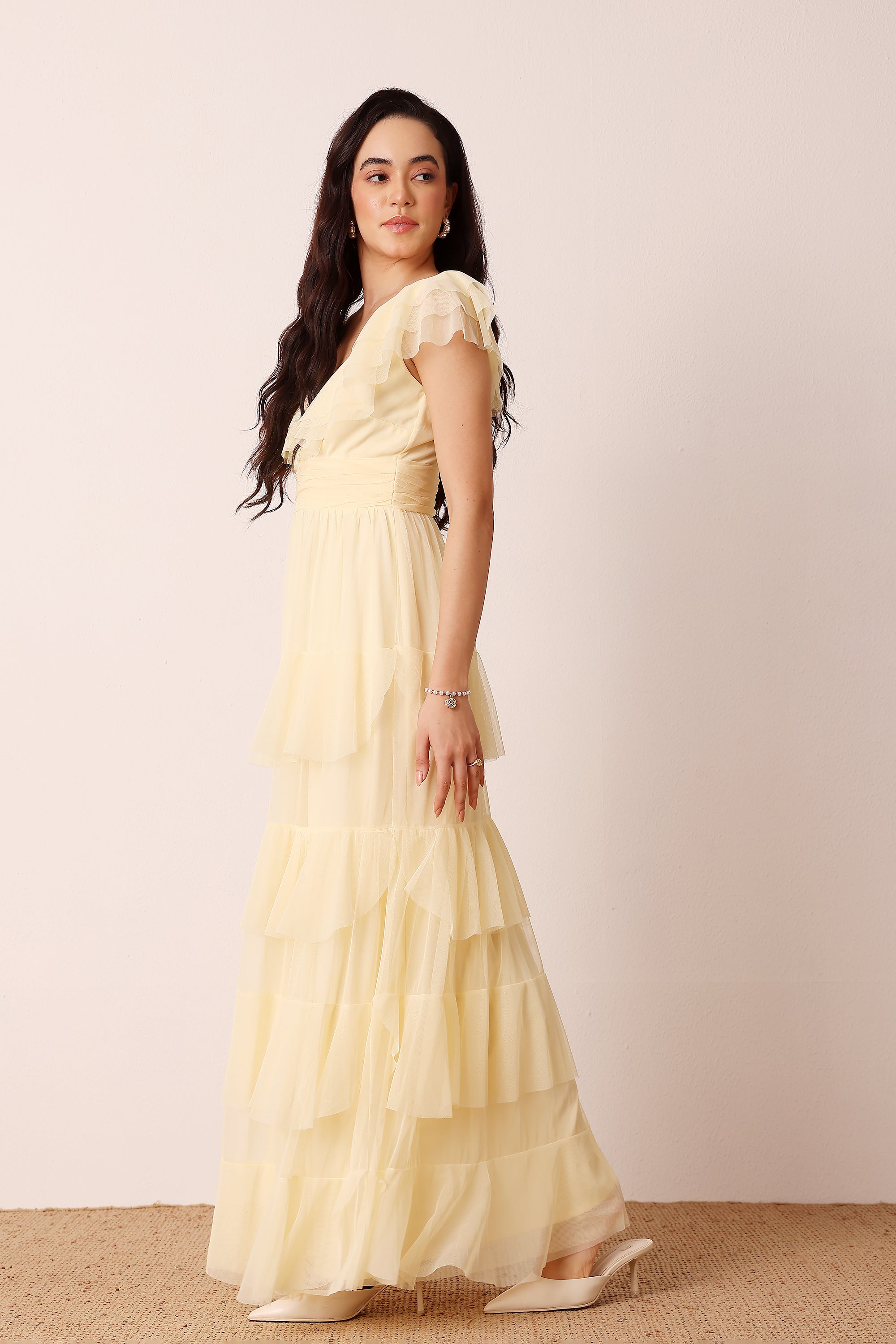 Olympia Maxi Dress in Buttercup