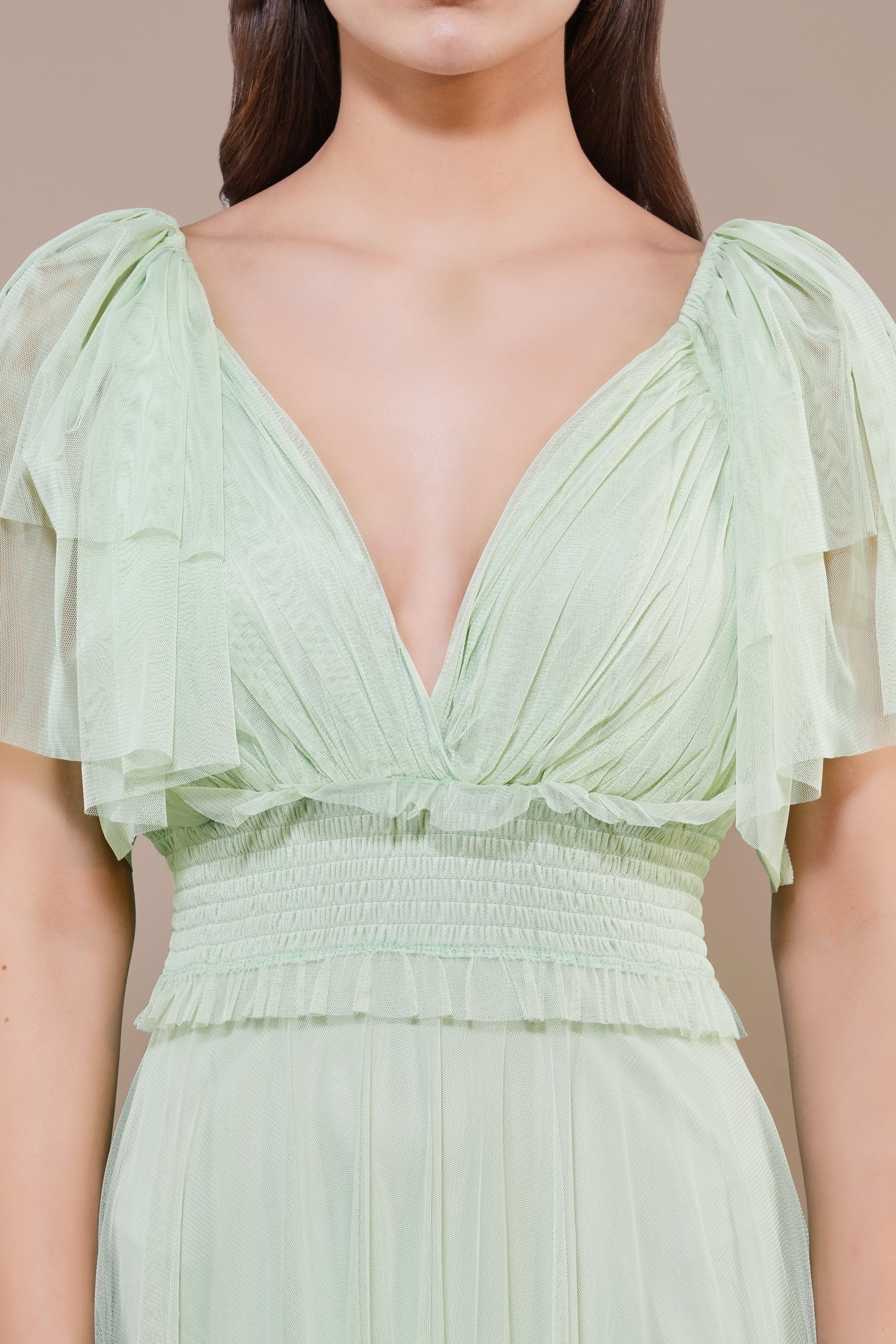 Shelby Maxi Dress in Sage Green