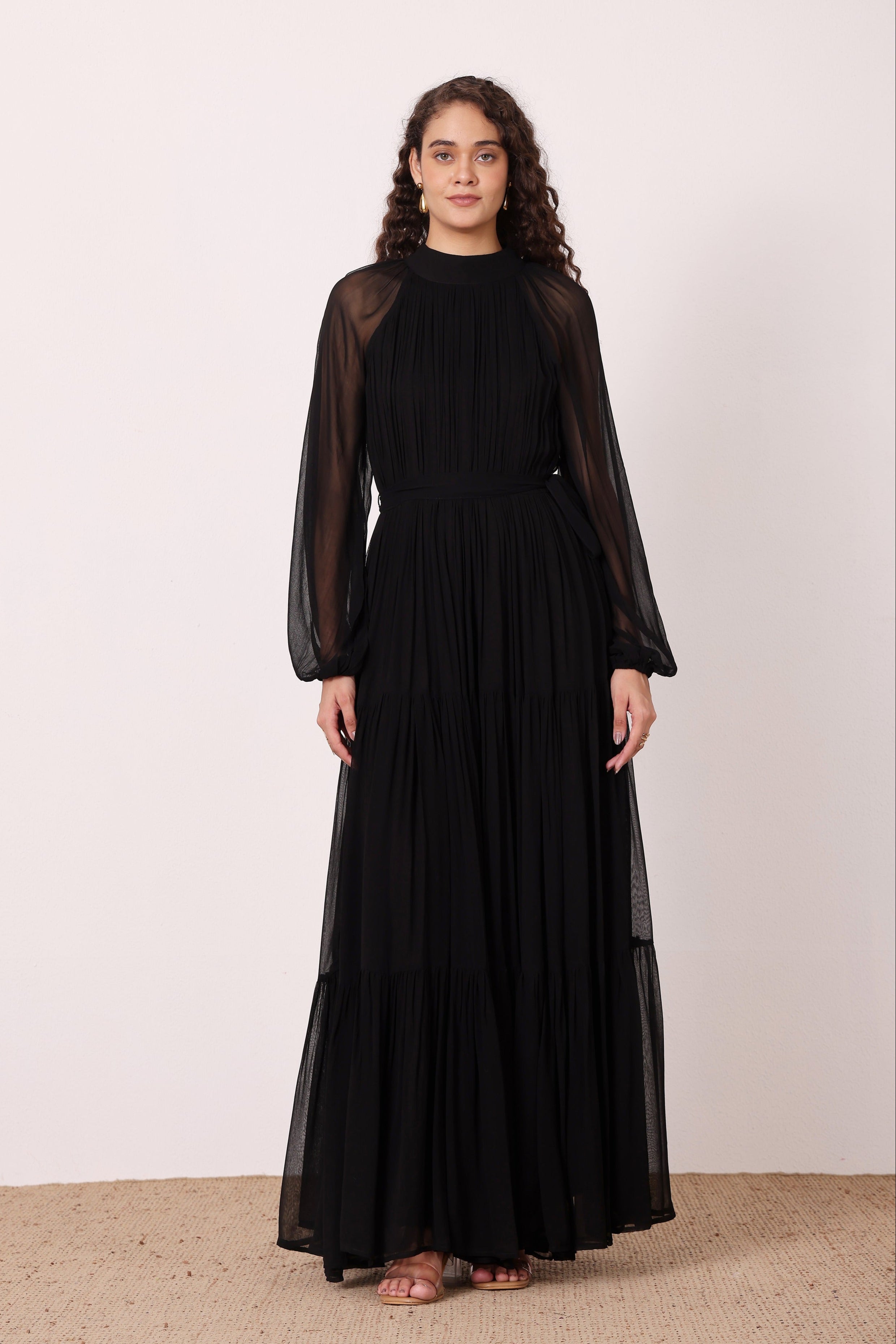 Violetta Maxi Dress in Black