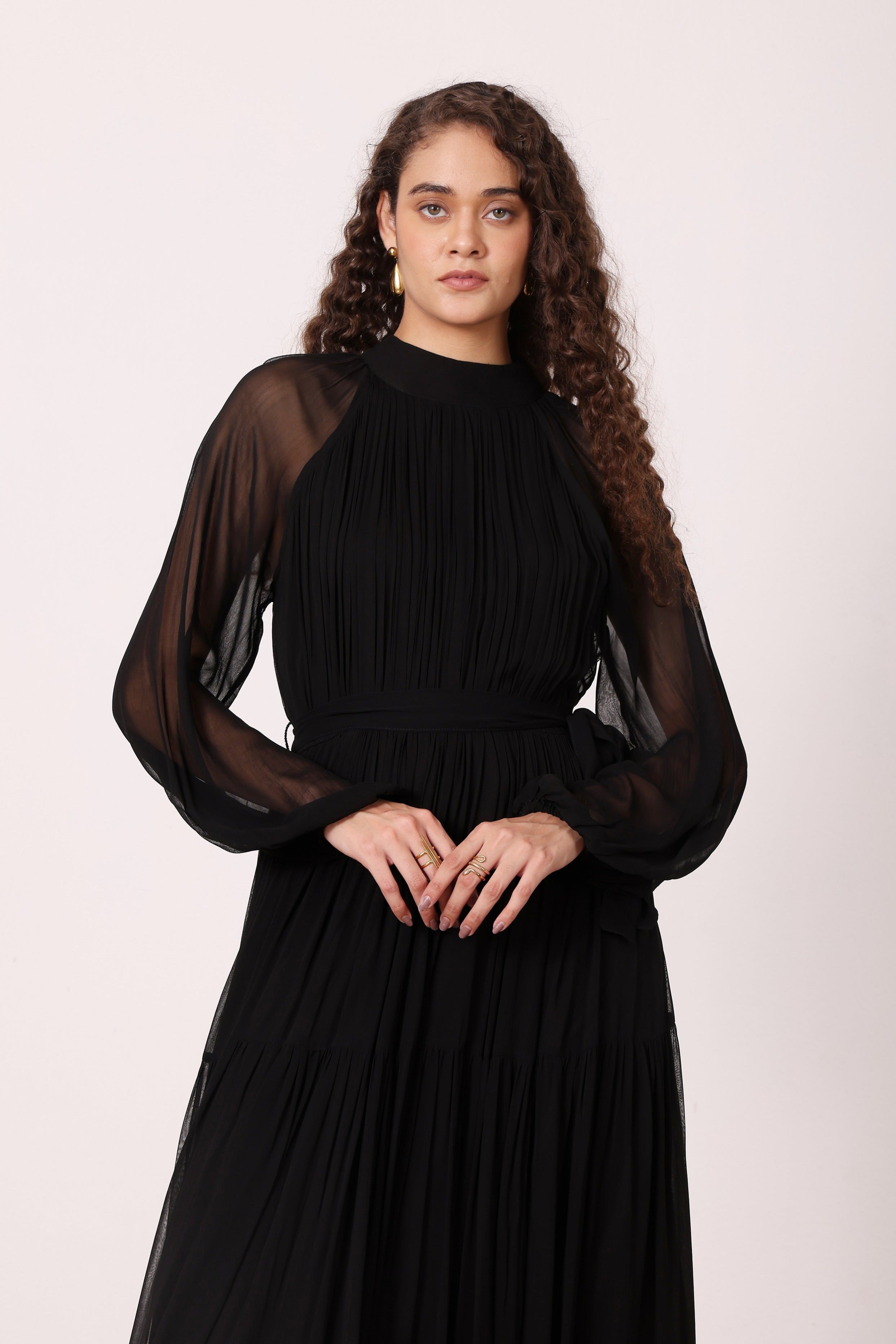 Violetta Maxi Dress in Black
