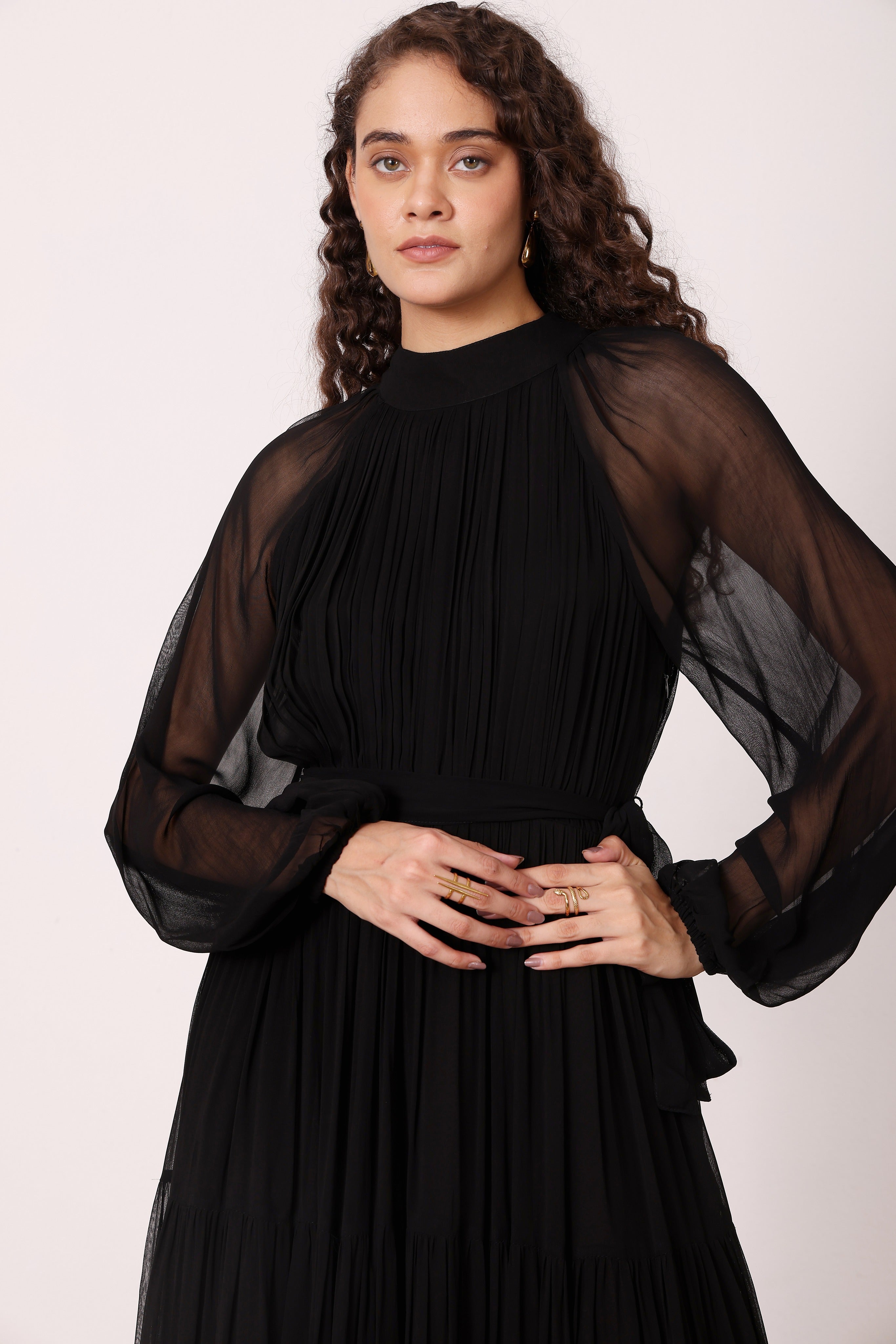 Violetta Maxi Dress in Black