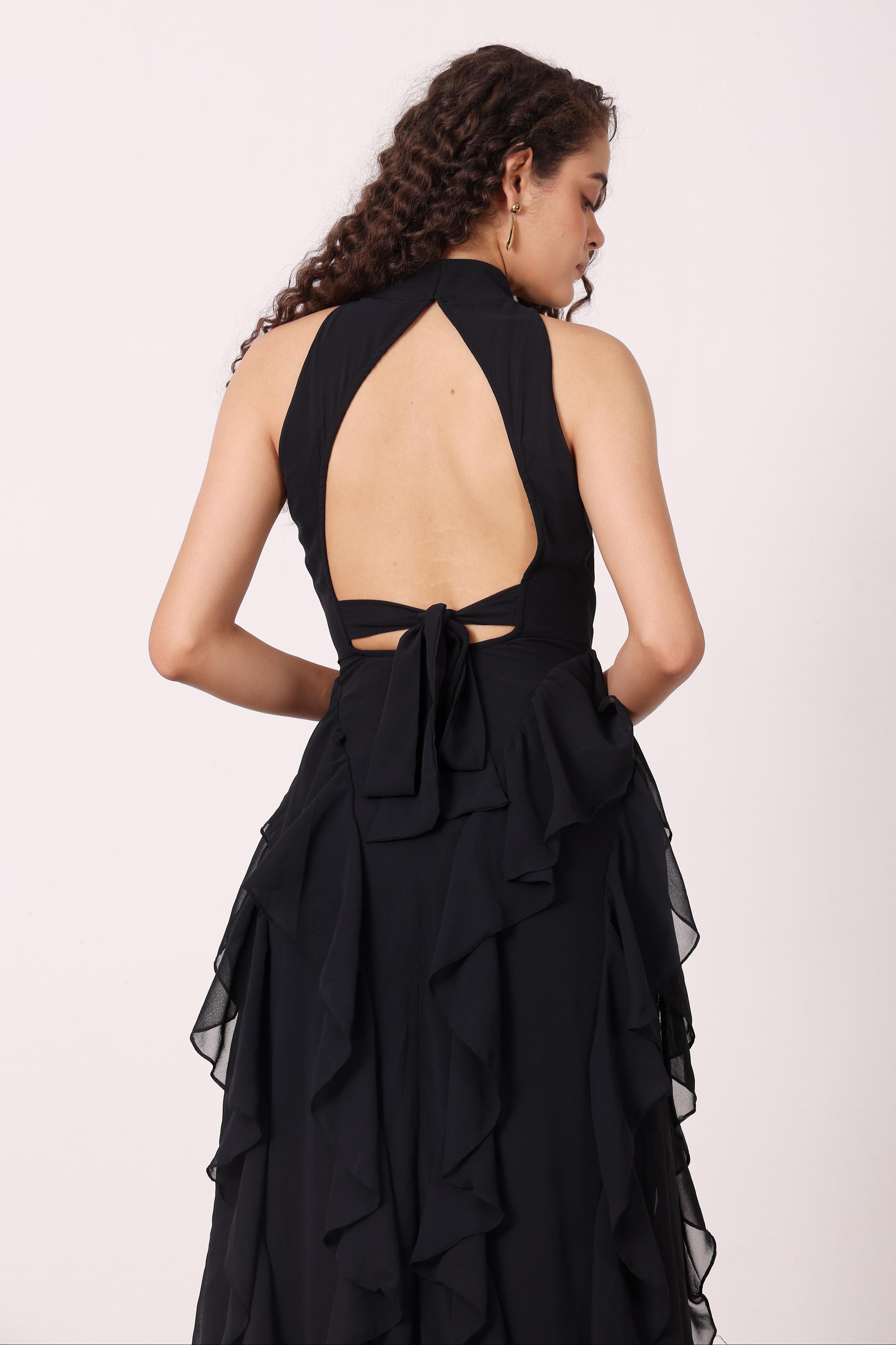 Malinina Maxi Dress in Black