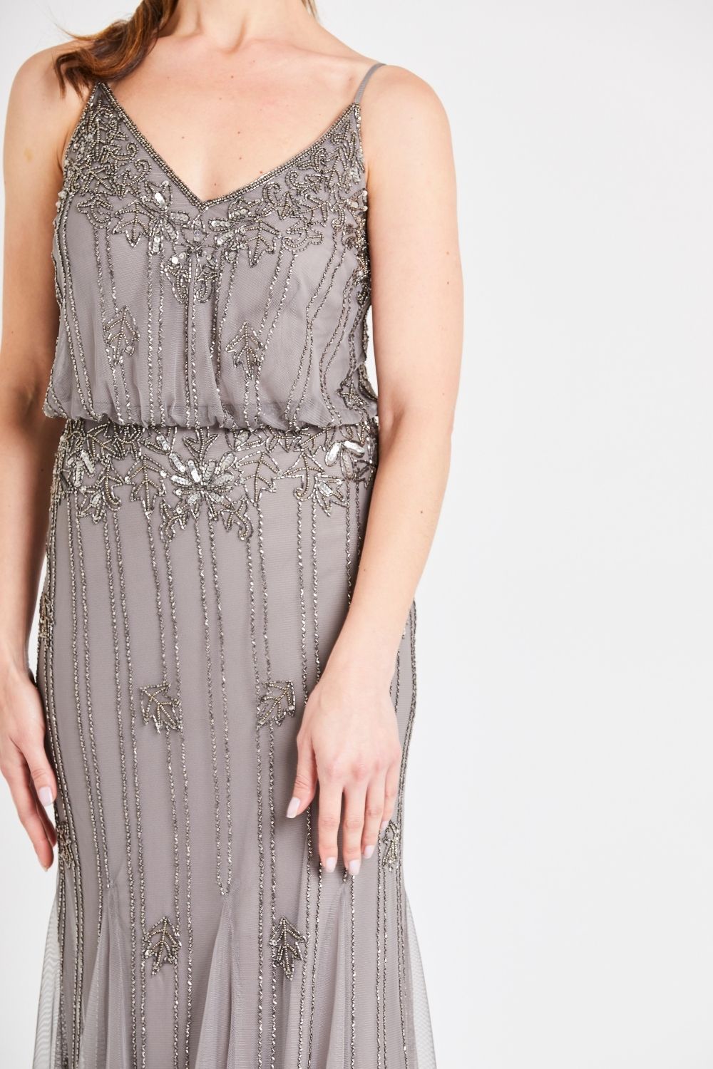 Keeva Grey Bridesmaid Maxi Dress Keeva Grey Bridesmaid Maxi Dress