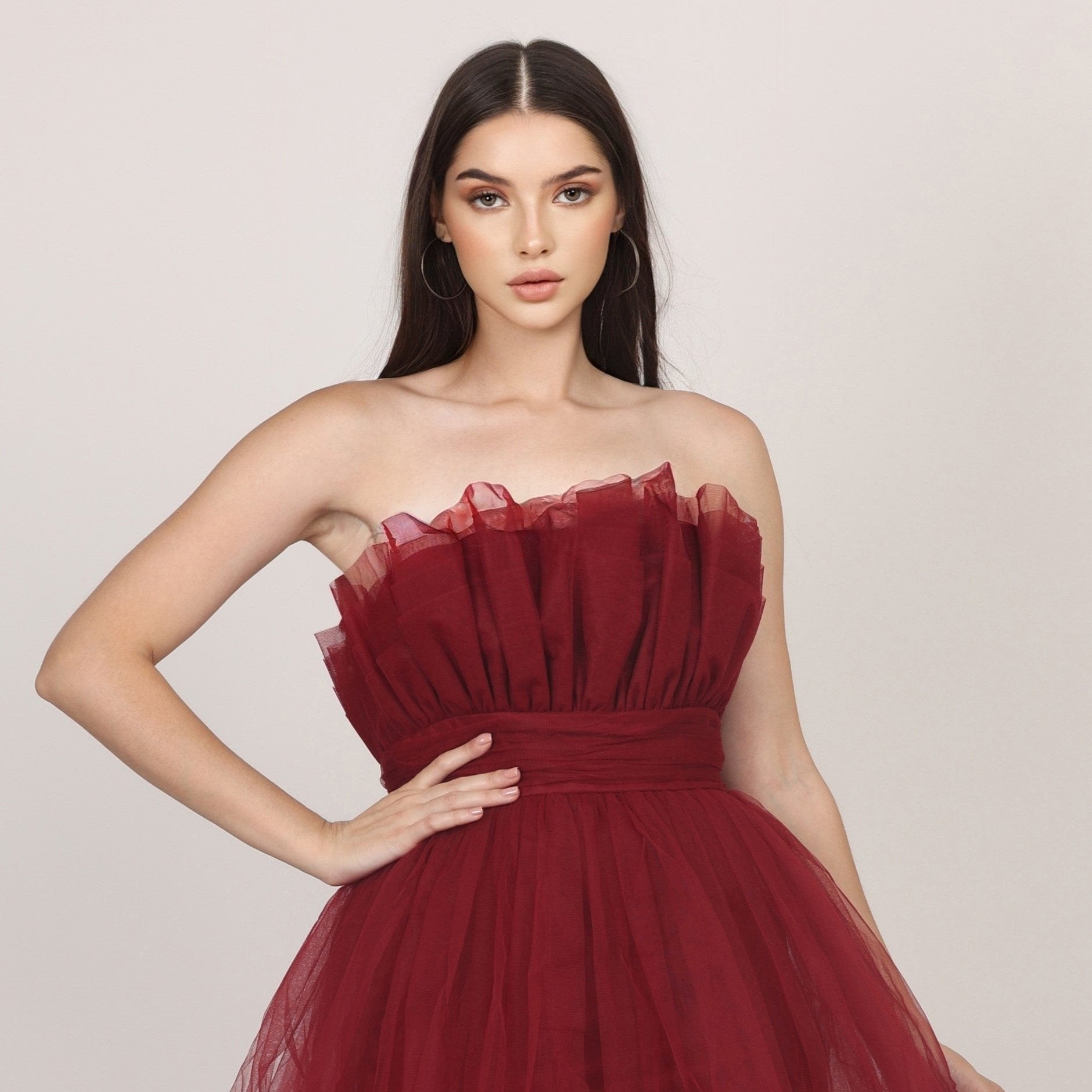 dresses lace and beads A-Line Off Shoulder Tulle Blue Long Prom Dress, Blue Long Formal Dress US 10 / Blue beautifully framing the face and collarbones with its soft curves Promised Love White Beaded Lace