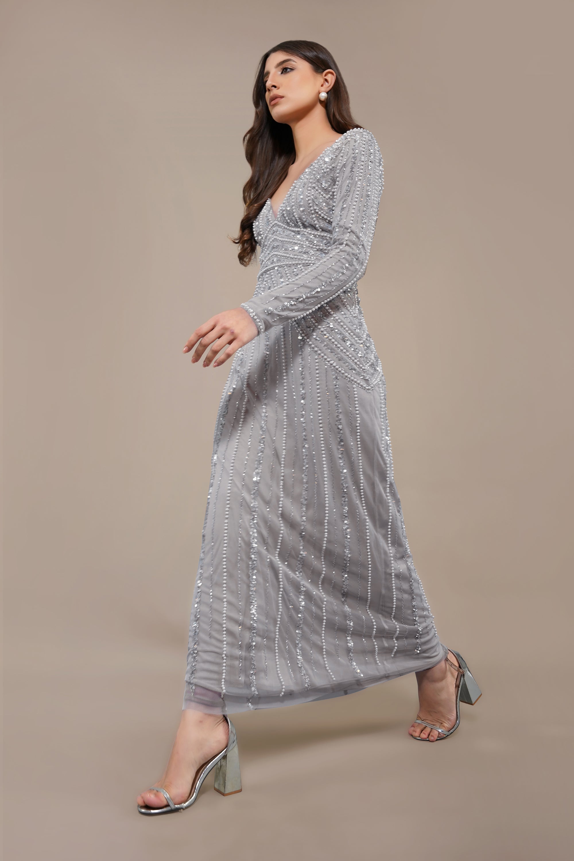 Grey Wedding Guest Dresses - Grey Occasion Dresses Lace & Beads Grey Wedding Guest Dresses - Grey Occasion Dresses Lace & Beads