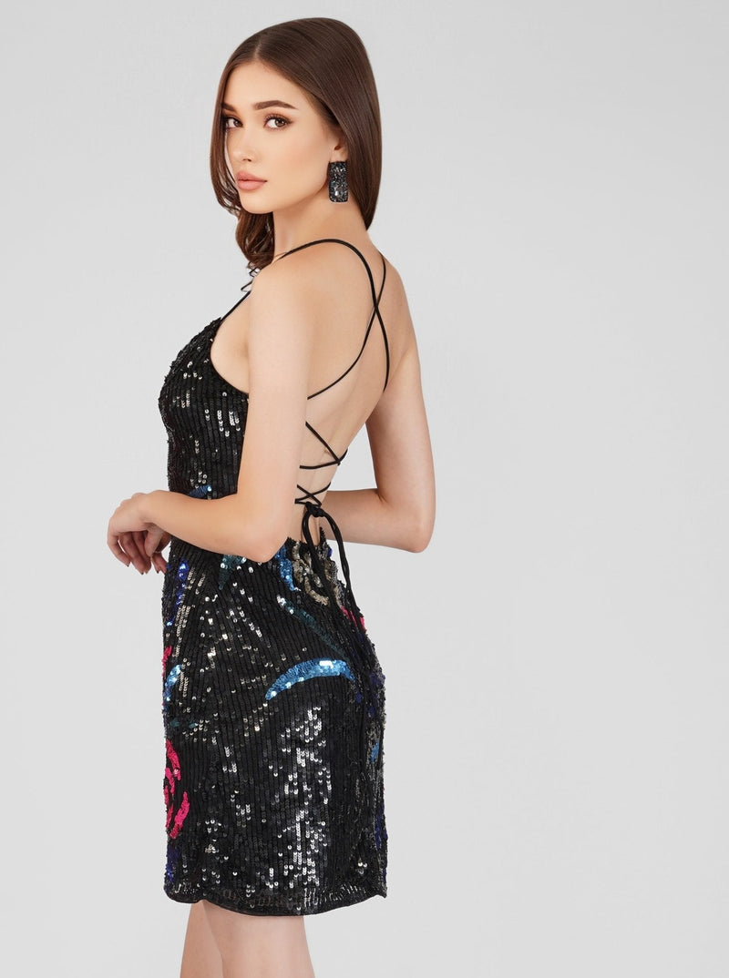 Abby Sequin Party Dress