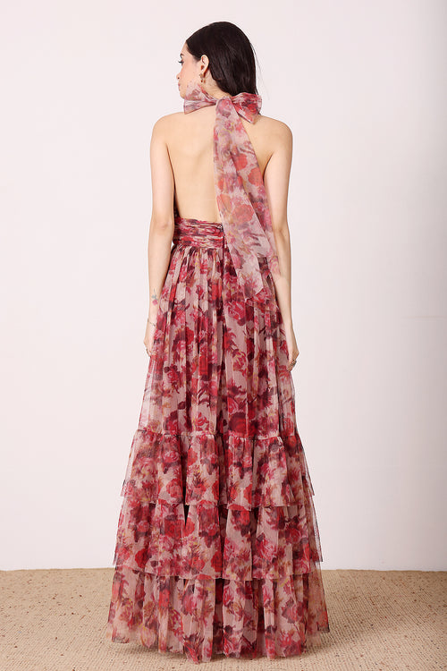 Alisha Midaxi in Rose Floral