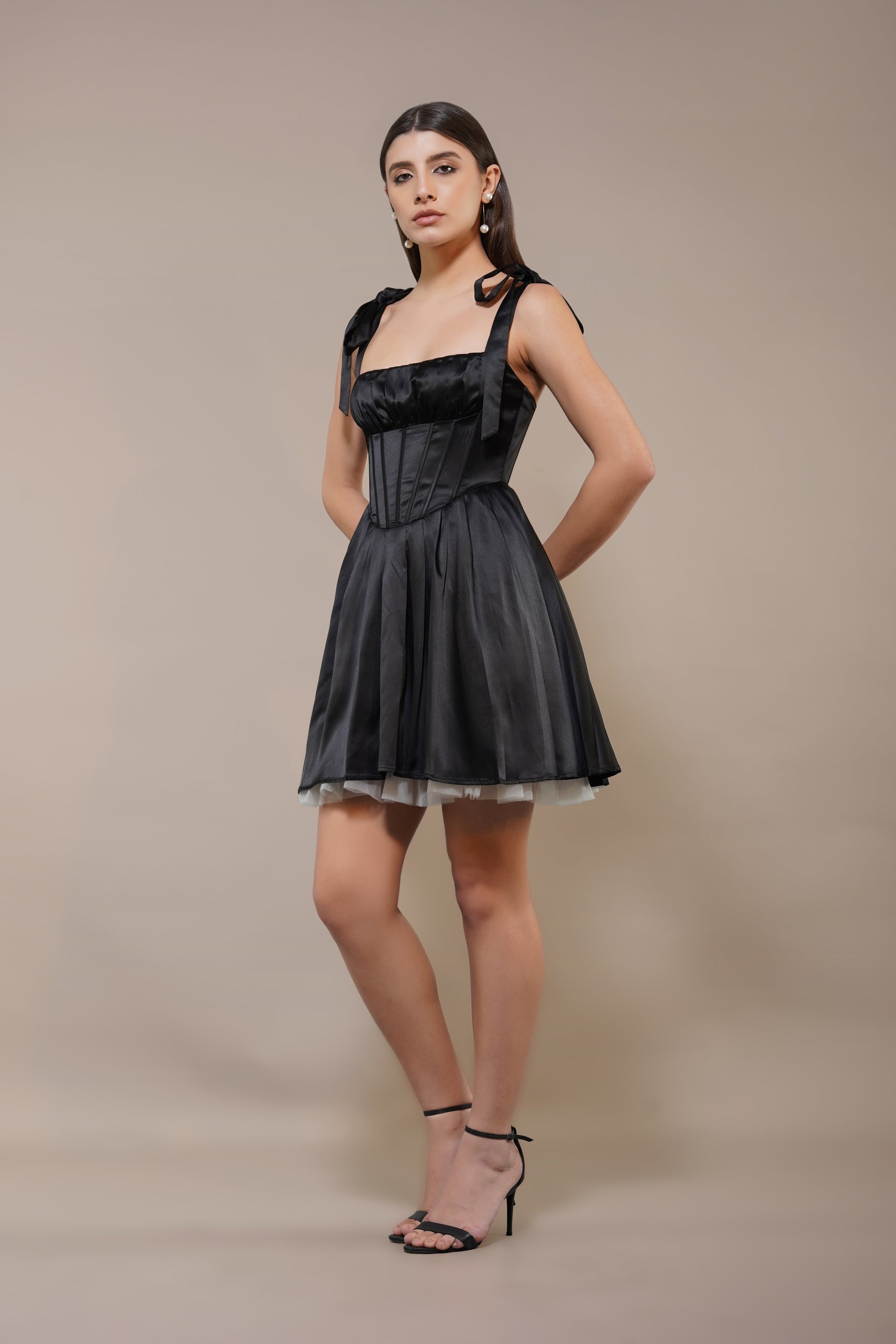Amai Mini Dress in Black