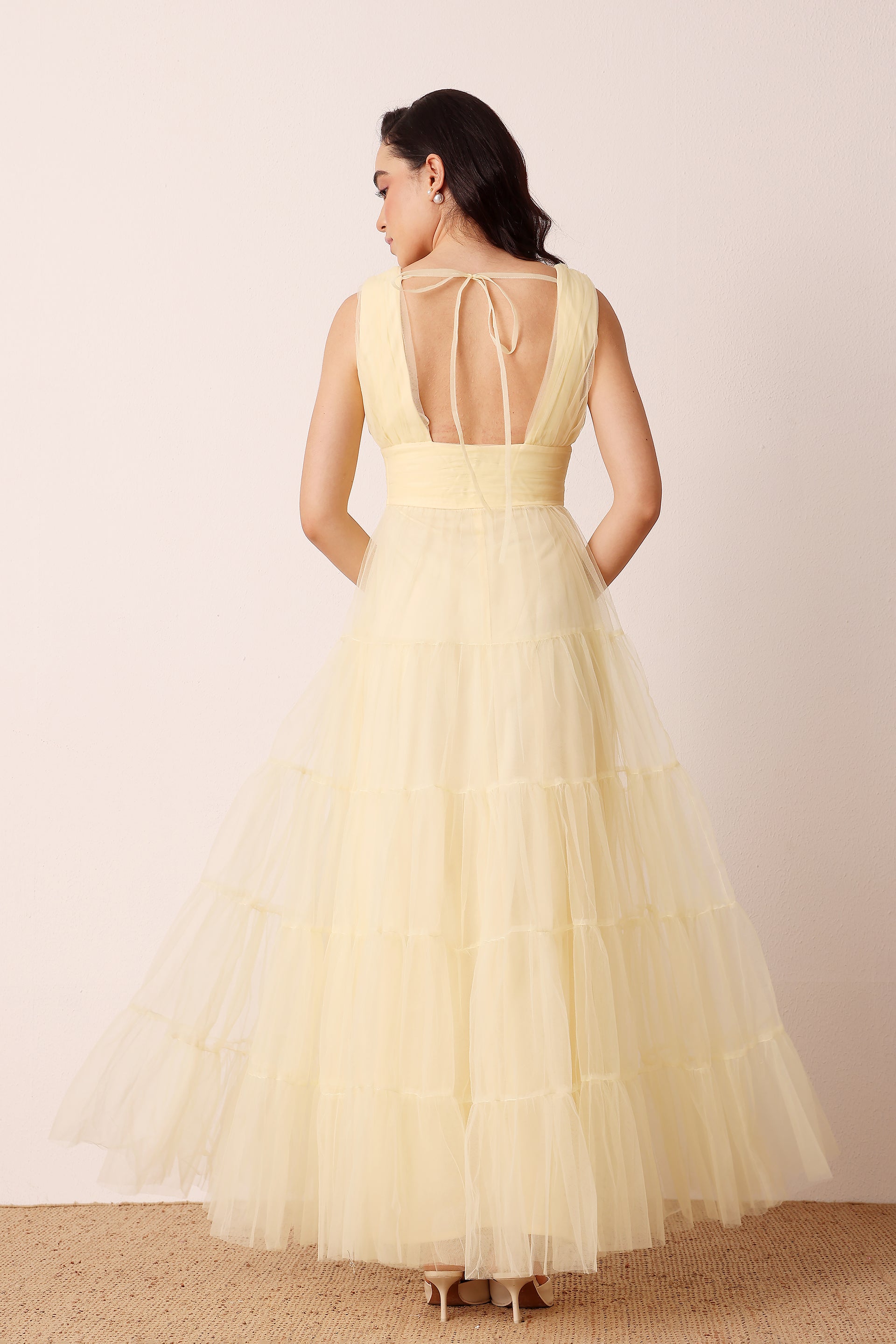 Candace Maxi Dress in Buttercup