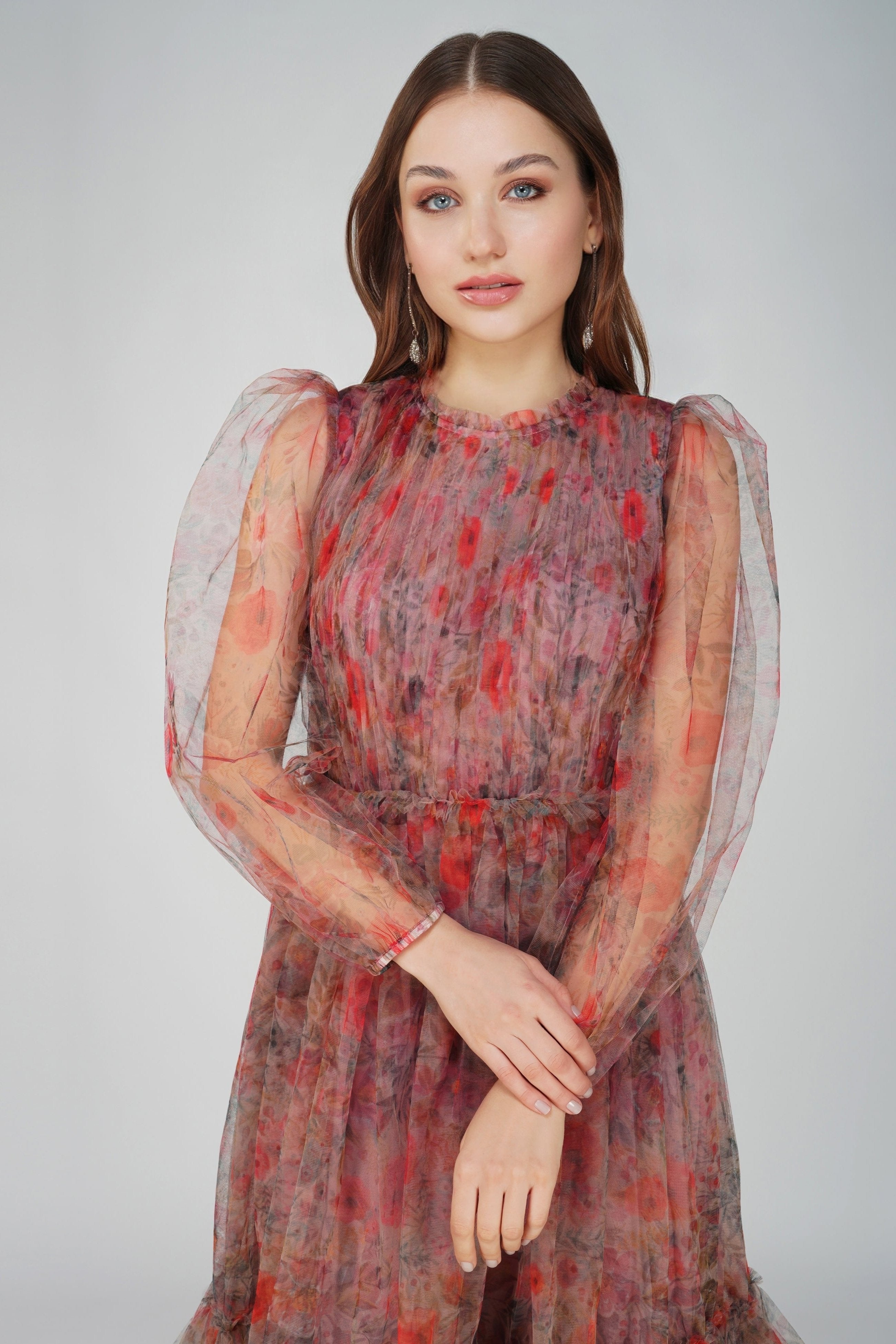 caris dusty pink long sleeve lace bodycon dress Bardot Mini Bodycon Dress In Pink Lace | EGO US
