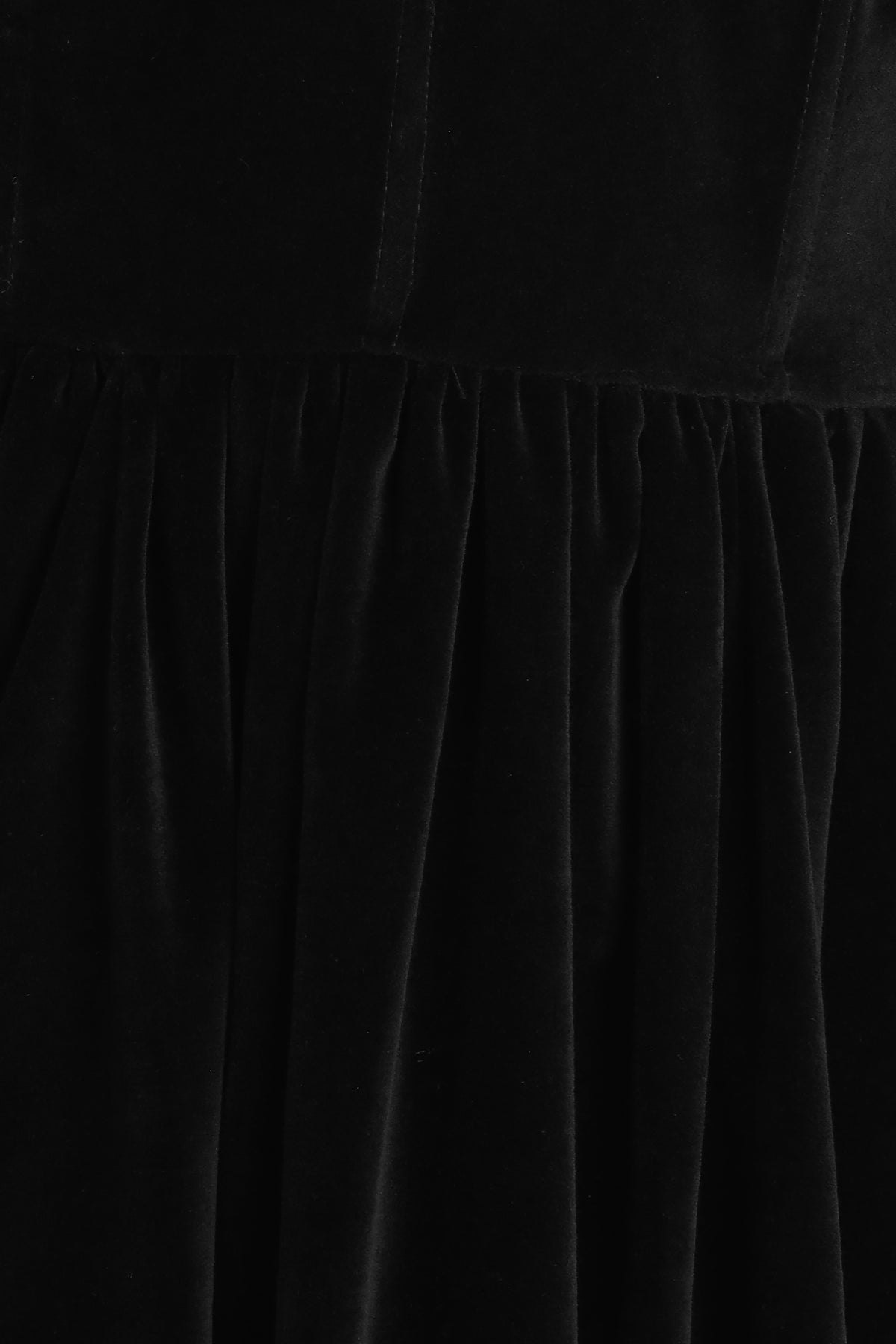 Dune Black Velvet Midi Dress