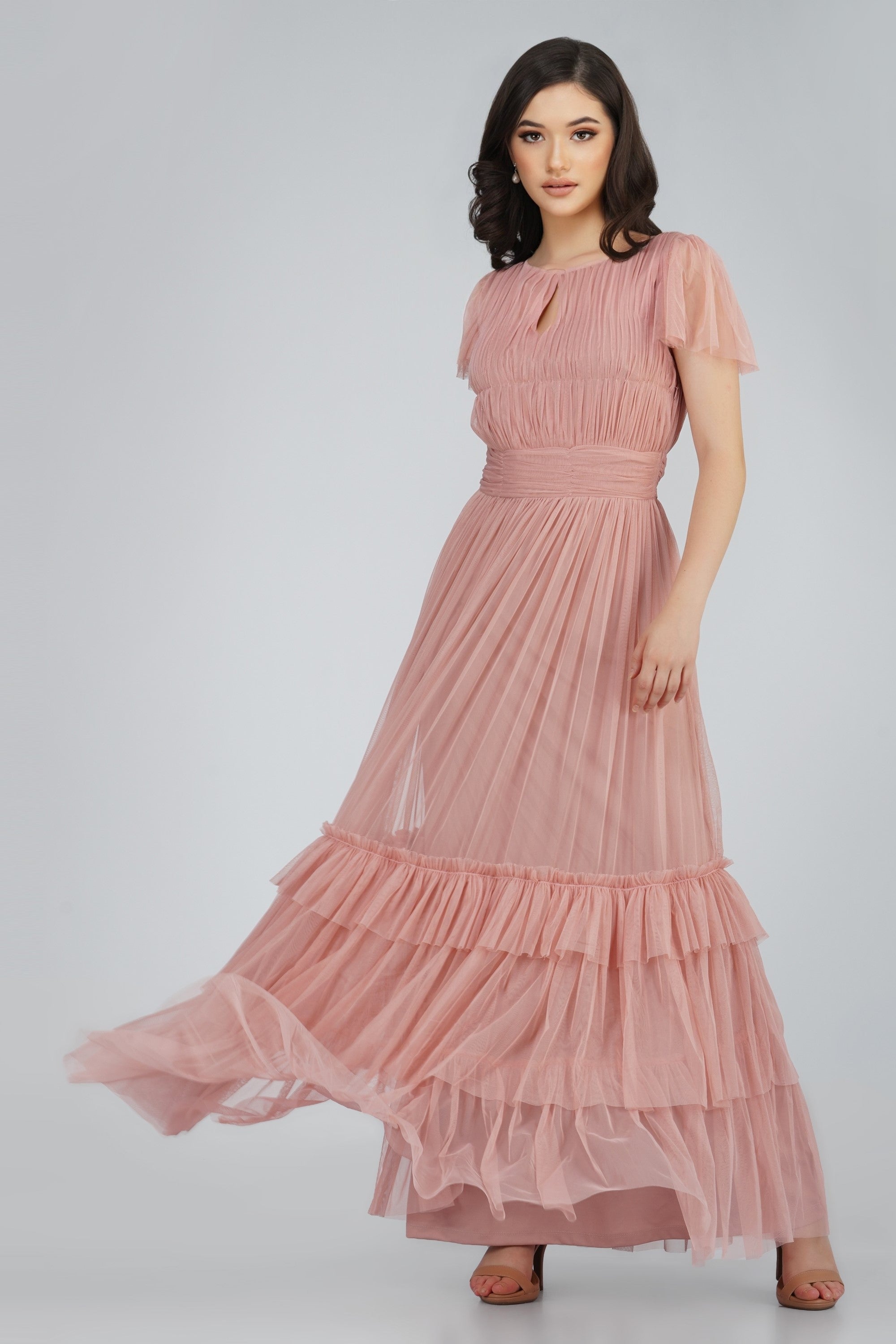 pink bridesmaid dress