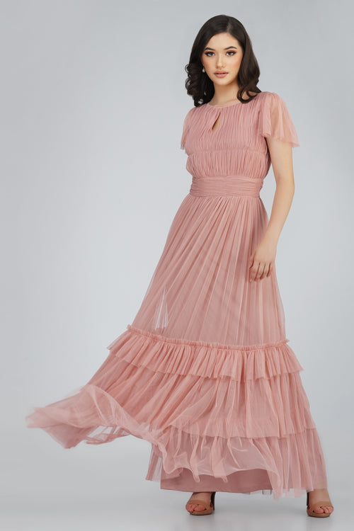 pink bridesmaid dress