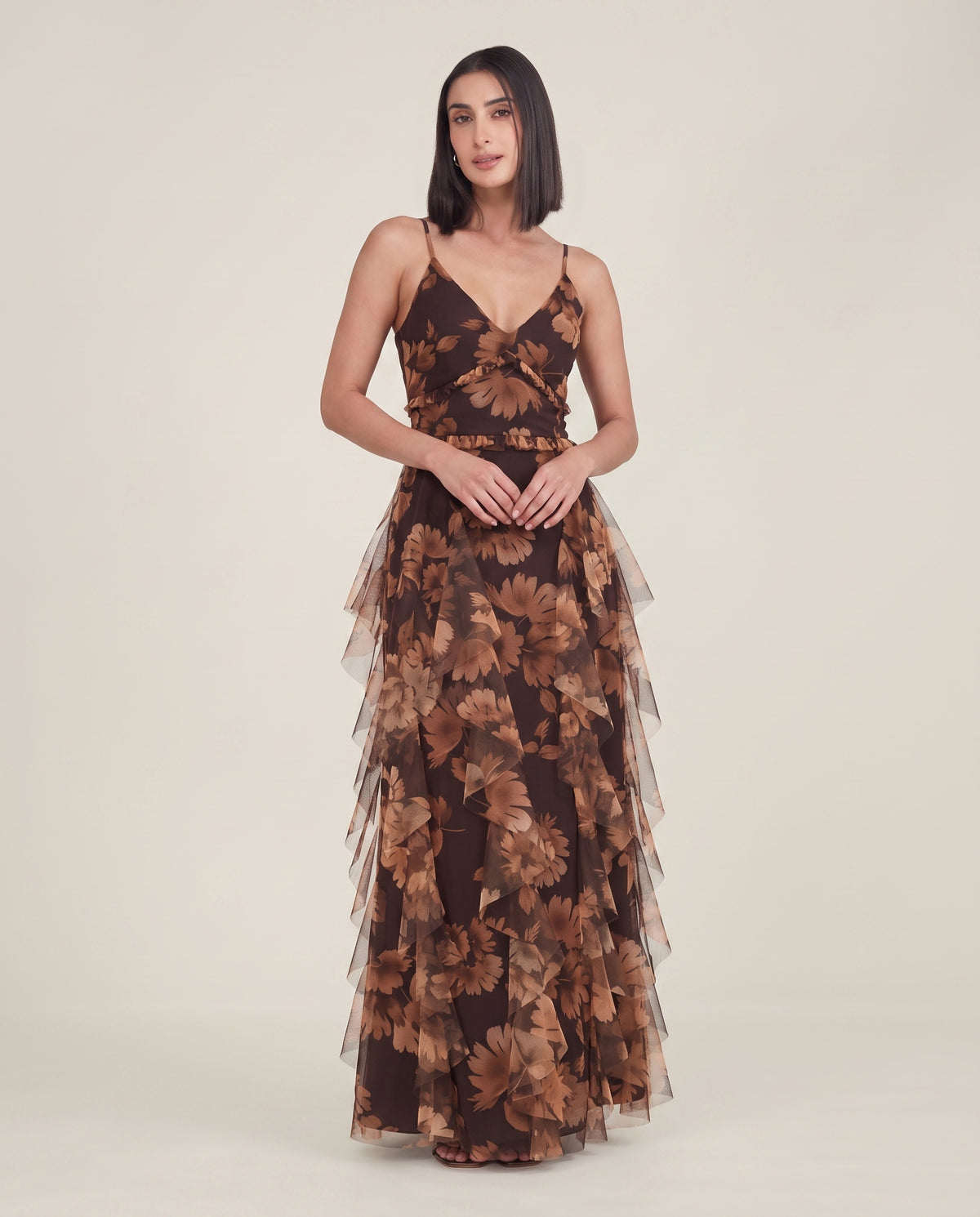 Alisha Midaxi in Rose Floral – Lace & Beads