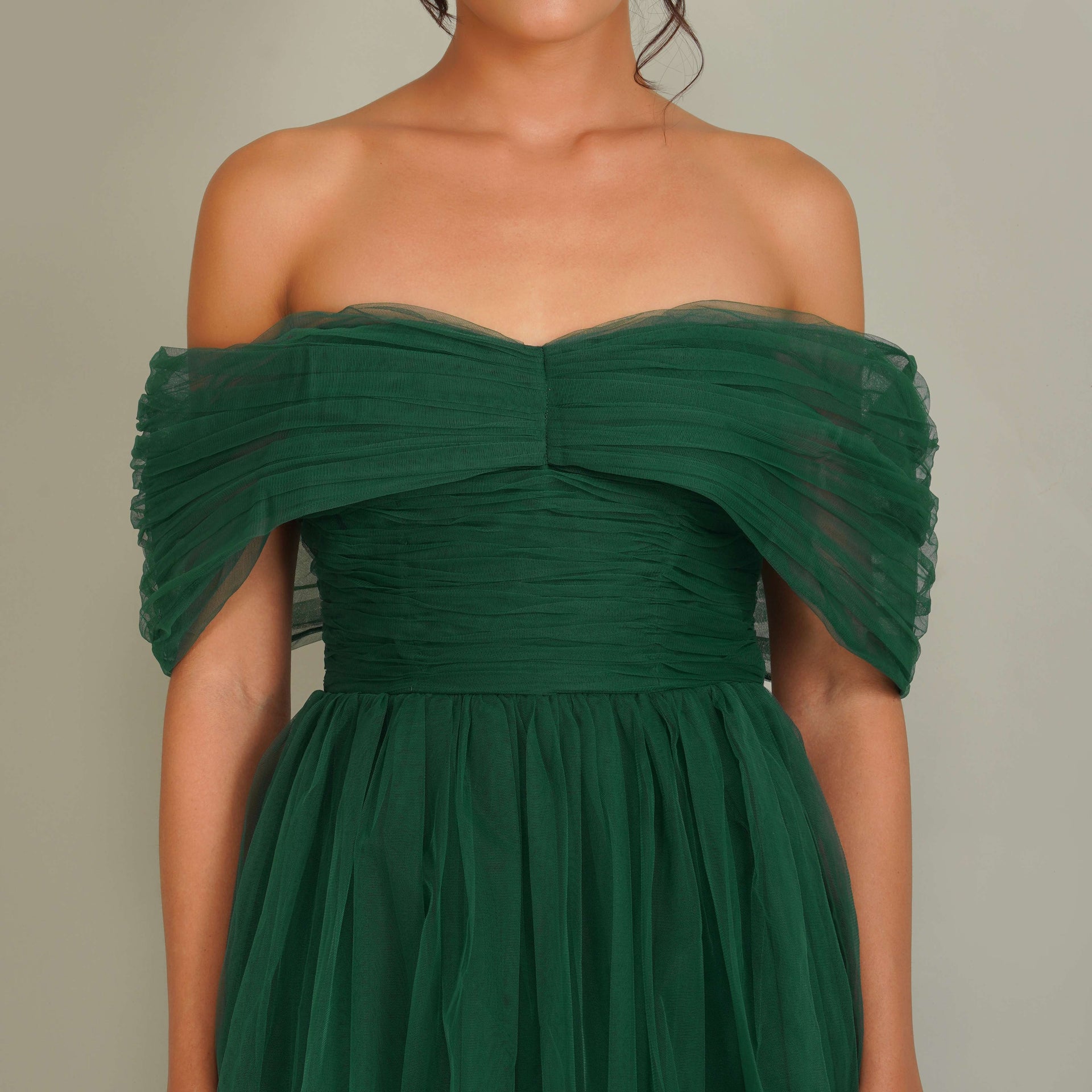 Gillian Maxi Dress in Emerald Green