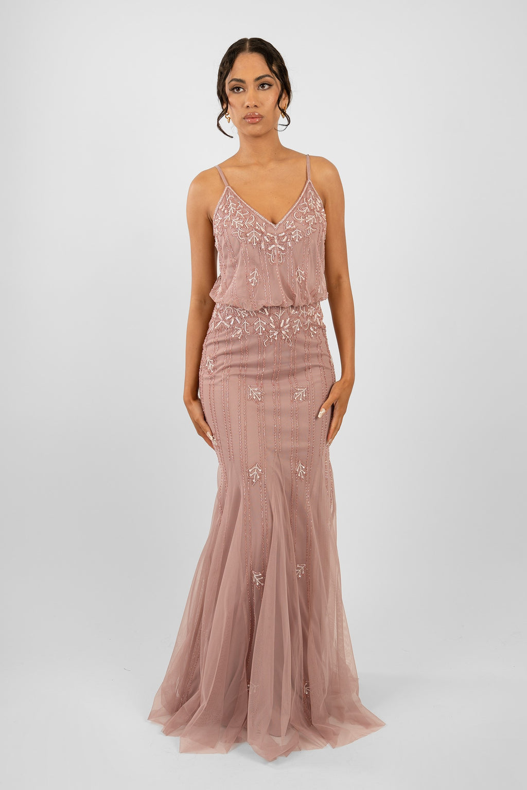 joe brown wedding guest dresses Mauve Bridesmaid Dresses Convertible – Lisposa