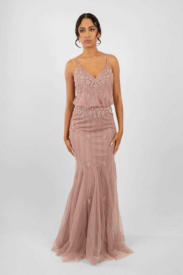 Keeva Mauve Bridesmaid Dress