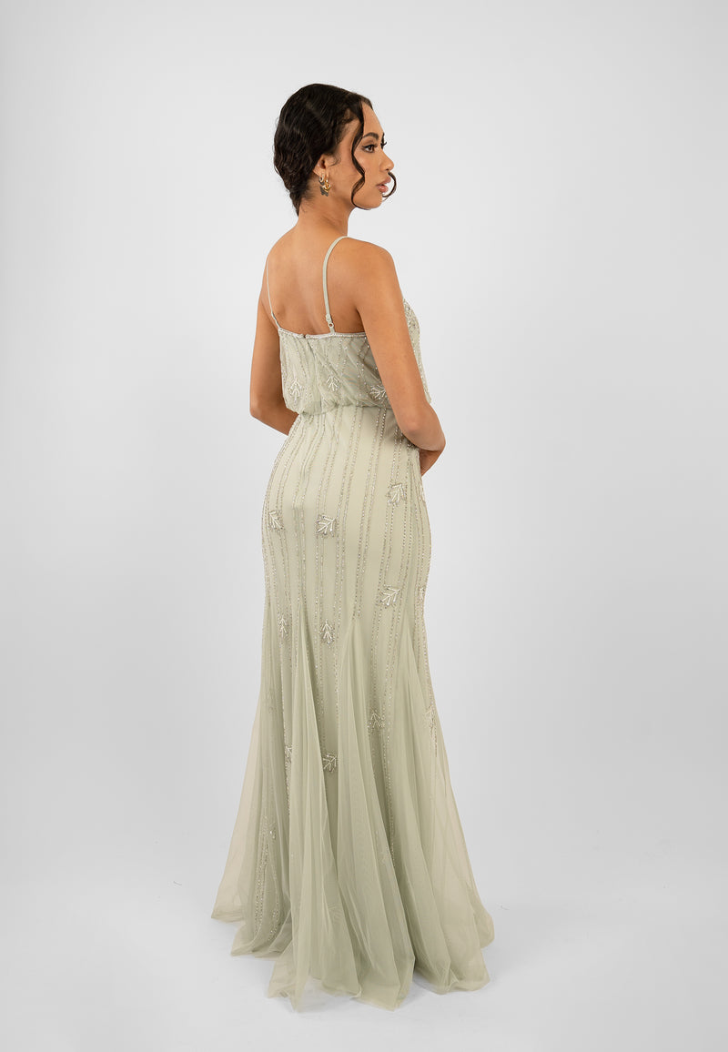 Keeva Pale Aqua Bridesmaid Dress