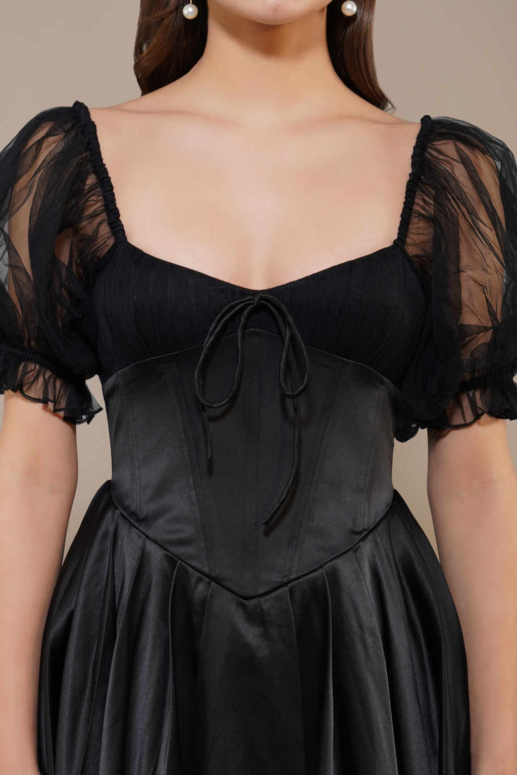 Keila Mini Dress in Black