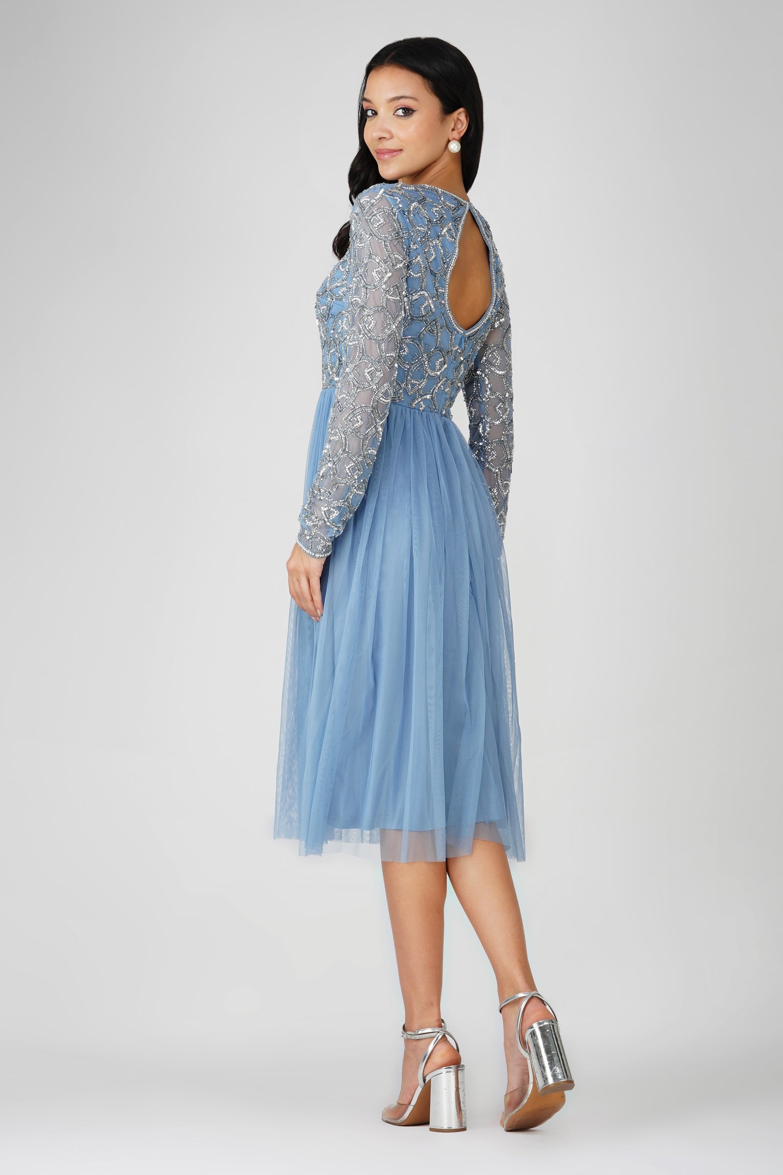 floral dresses Agnes Satin Maxi Dress, Brown Floral, Lined hotojiny Long Sleeve Midi Color:Green Pink Floral Spring Formal 2023