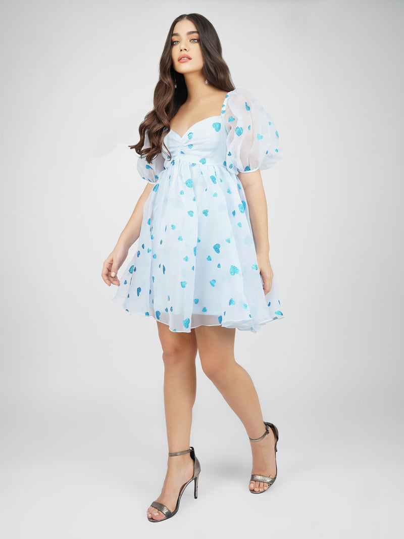 puff-sleeve-dress-in-blue-heart