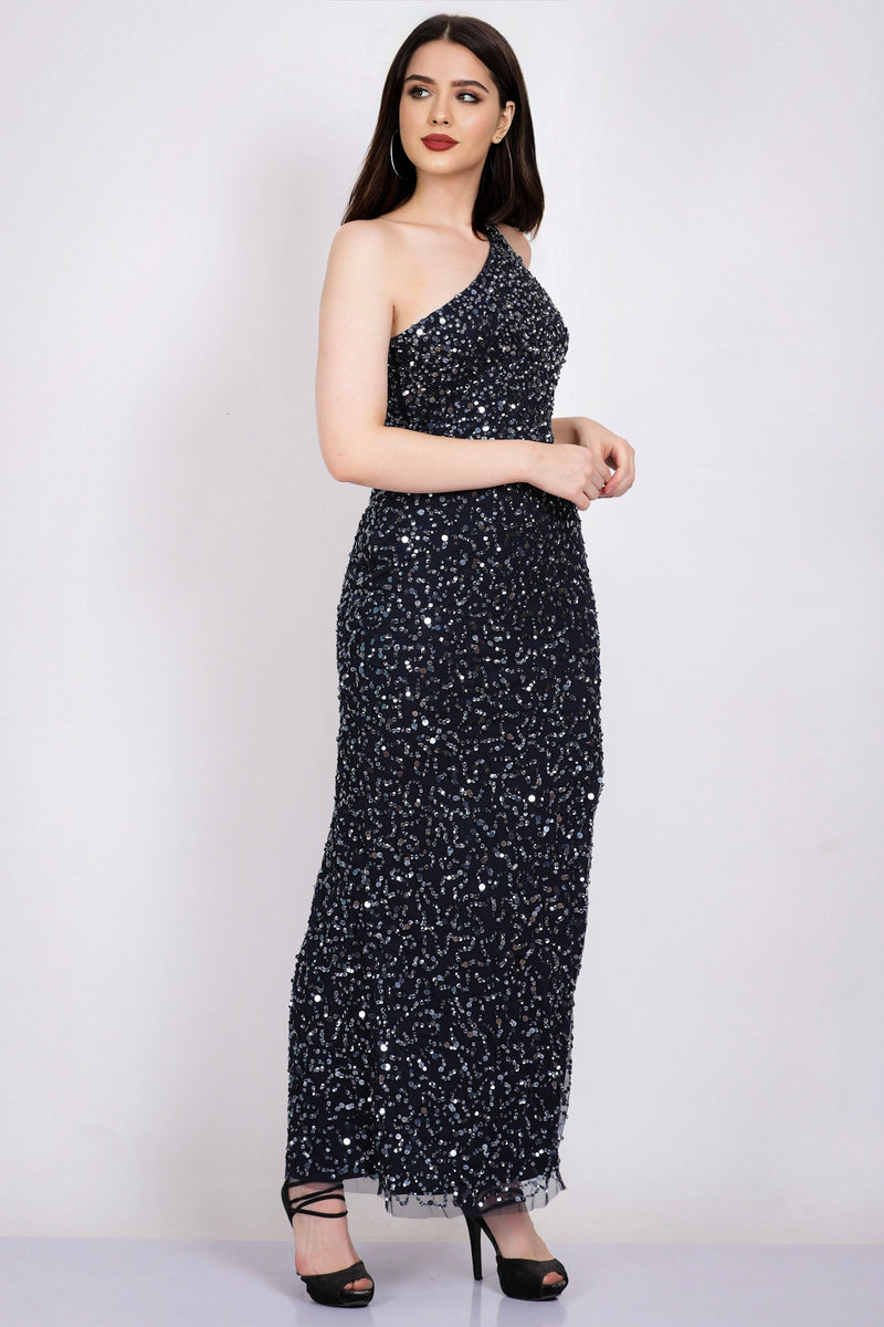 one-shoulder-sequin-dress-in-navy-blue