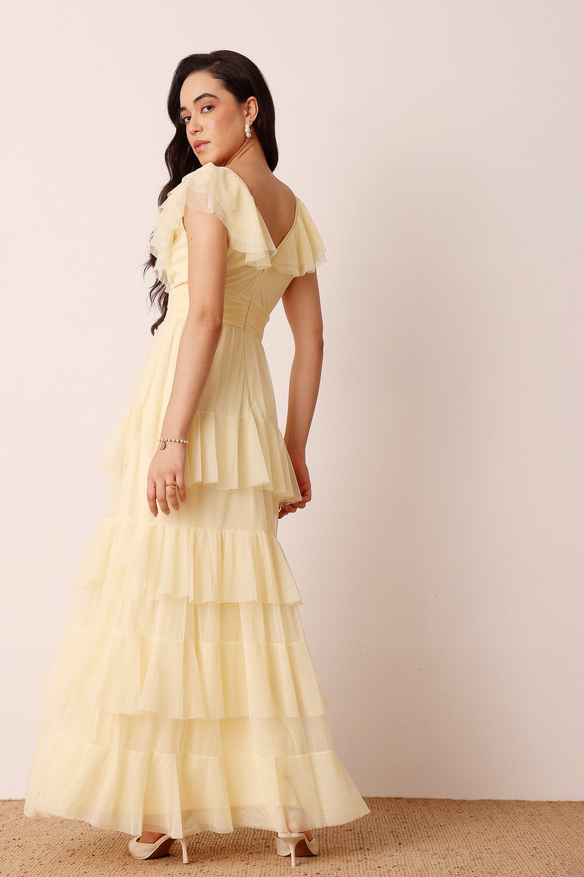 Olympia Maxi Dress in Buttercup