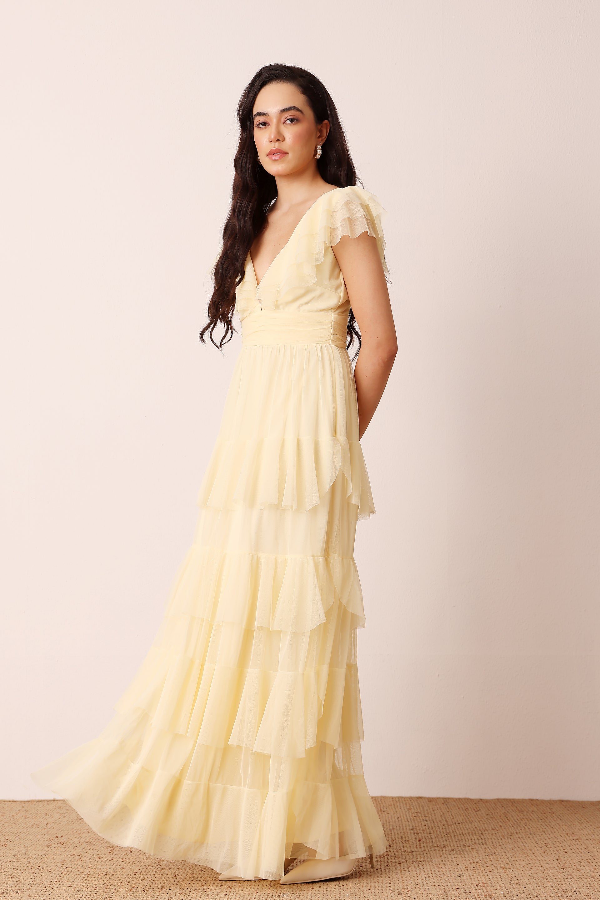 Olympia Maxi Dress in Buttercup