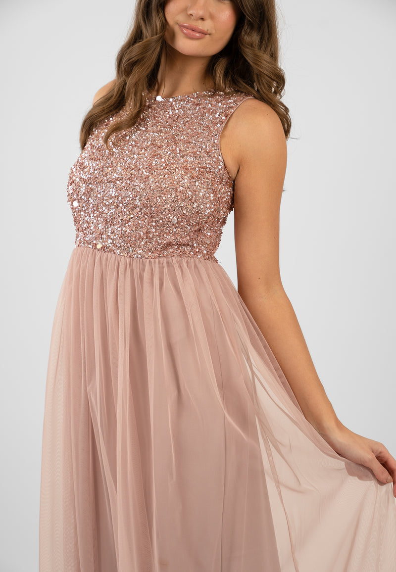 Mauve sequin bridesmaid dresses cheap
