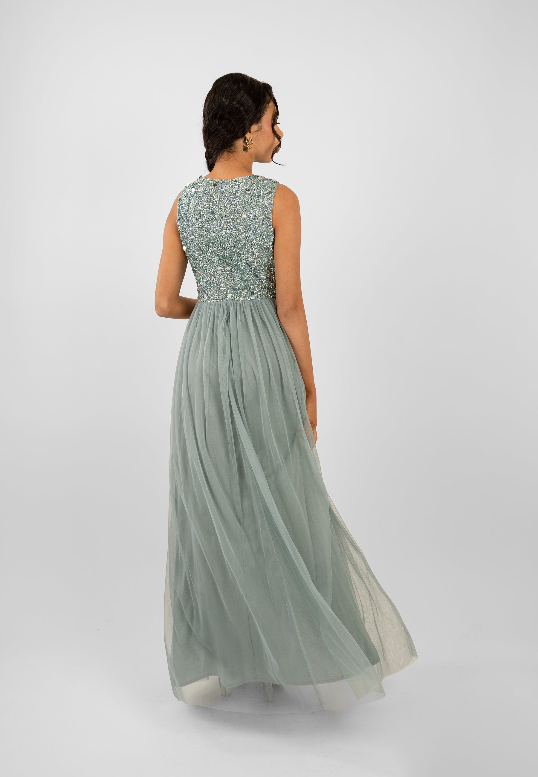 teal bridesmaid dresses asos ASOS | Dresses | Asos Design Womens Mint Green Maxi Wrap Sleeveless Bridesmaid Dress Size 4