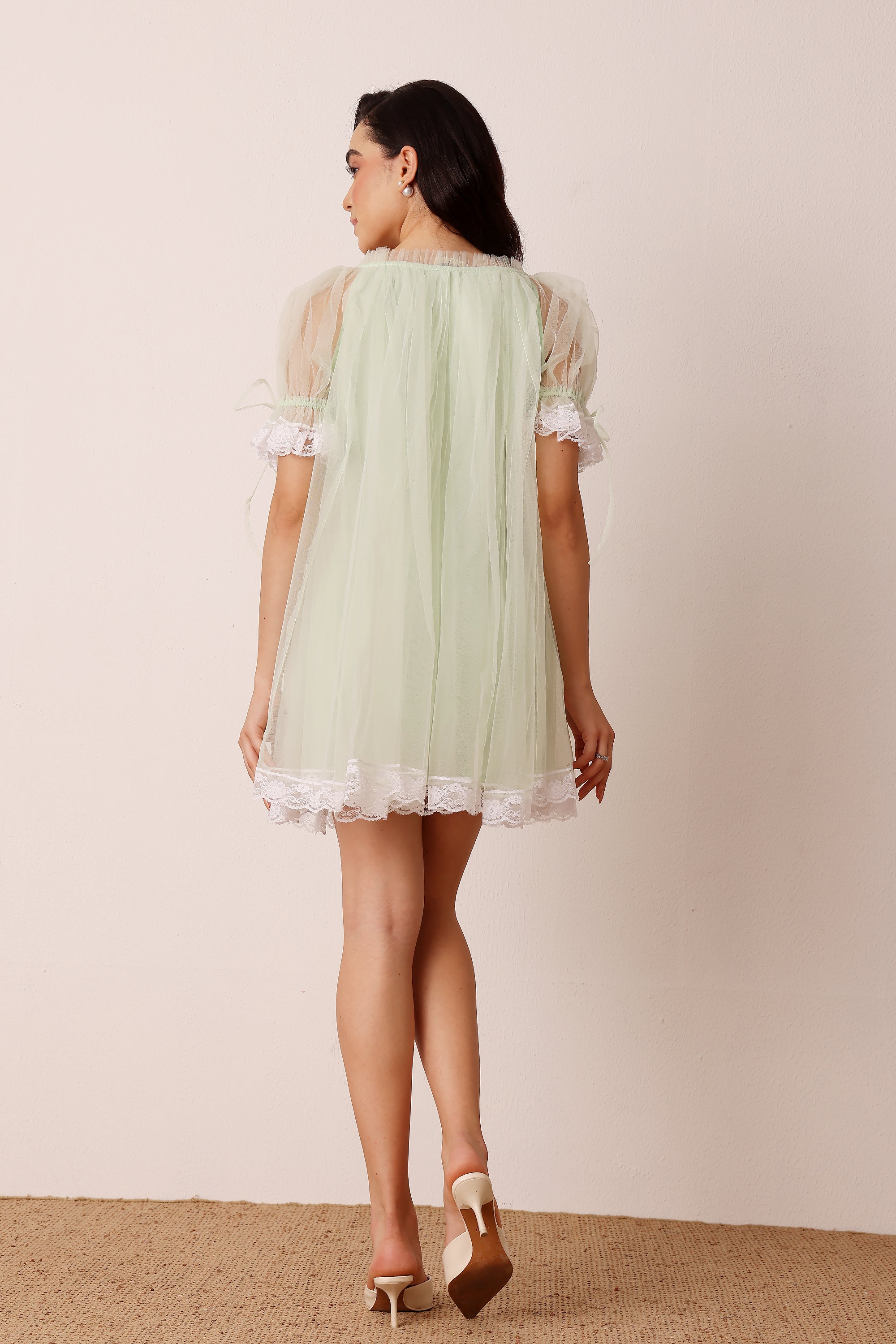 Sawyer Mini Dress in Pistachio