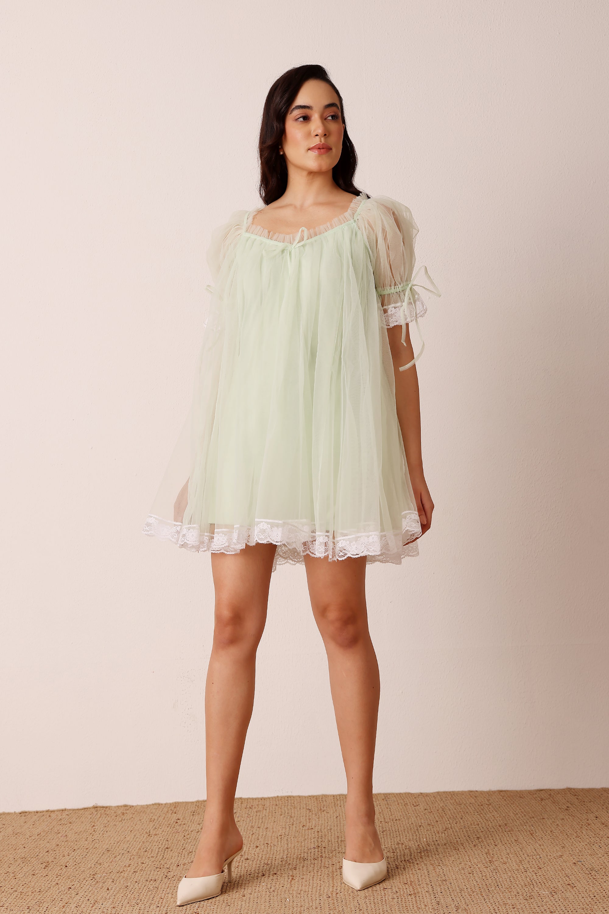 Sawyer Mini Dress in Pistachio