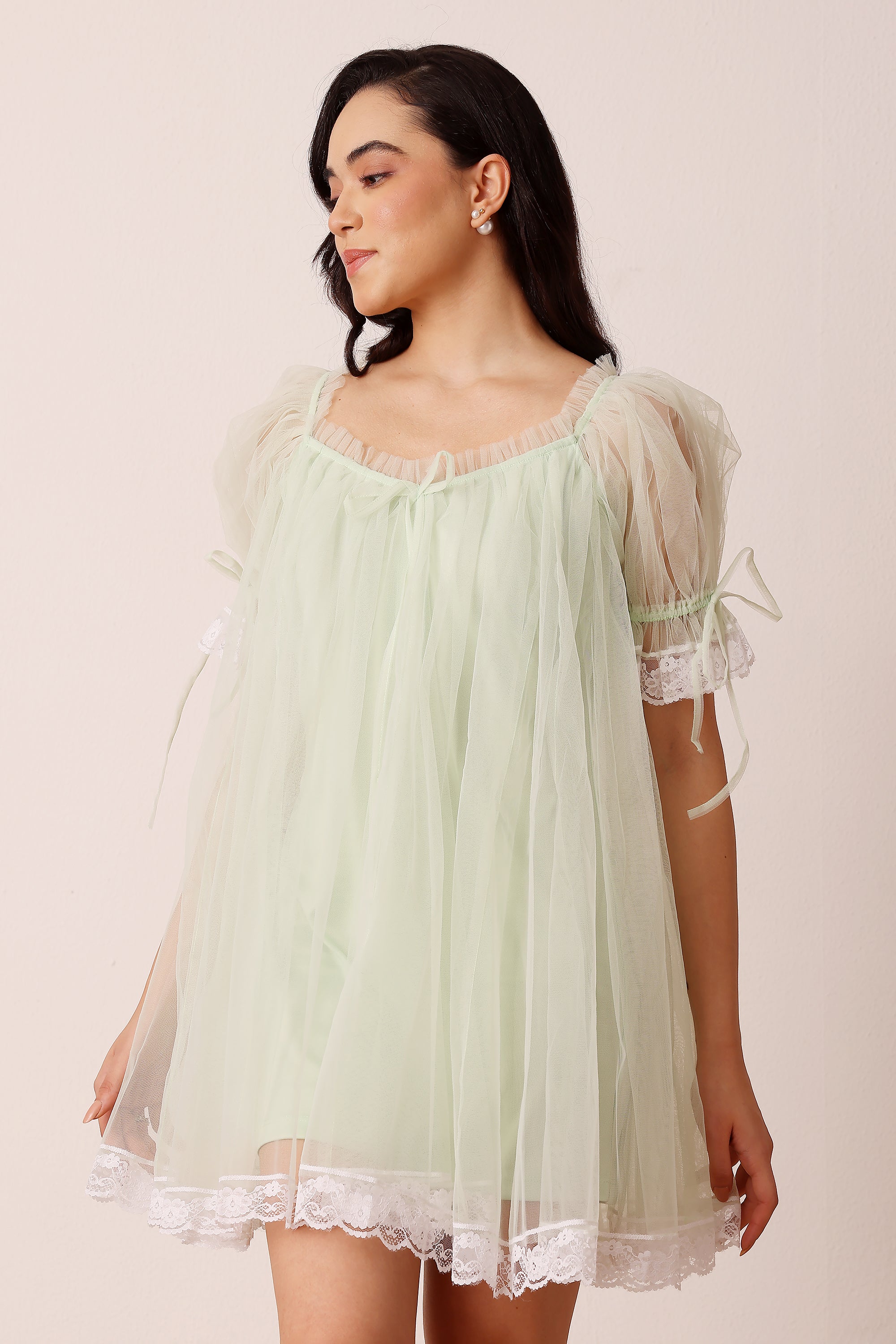 Sawyer Mini Dress in Pistachio