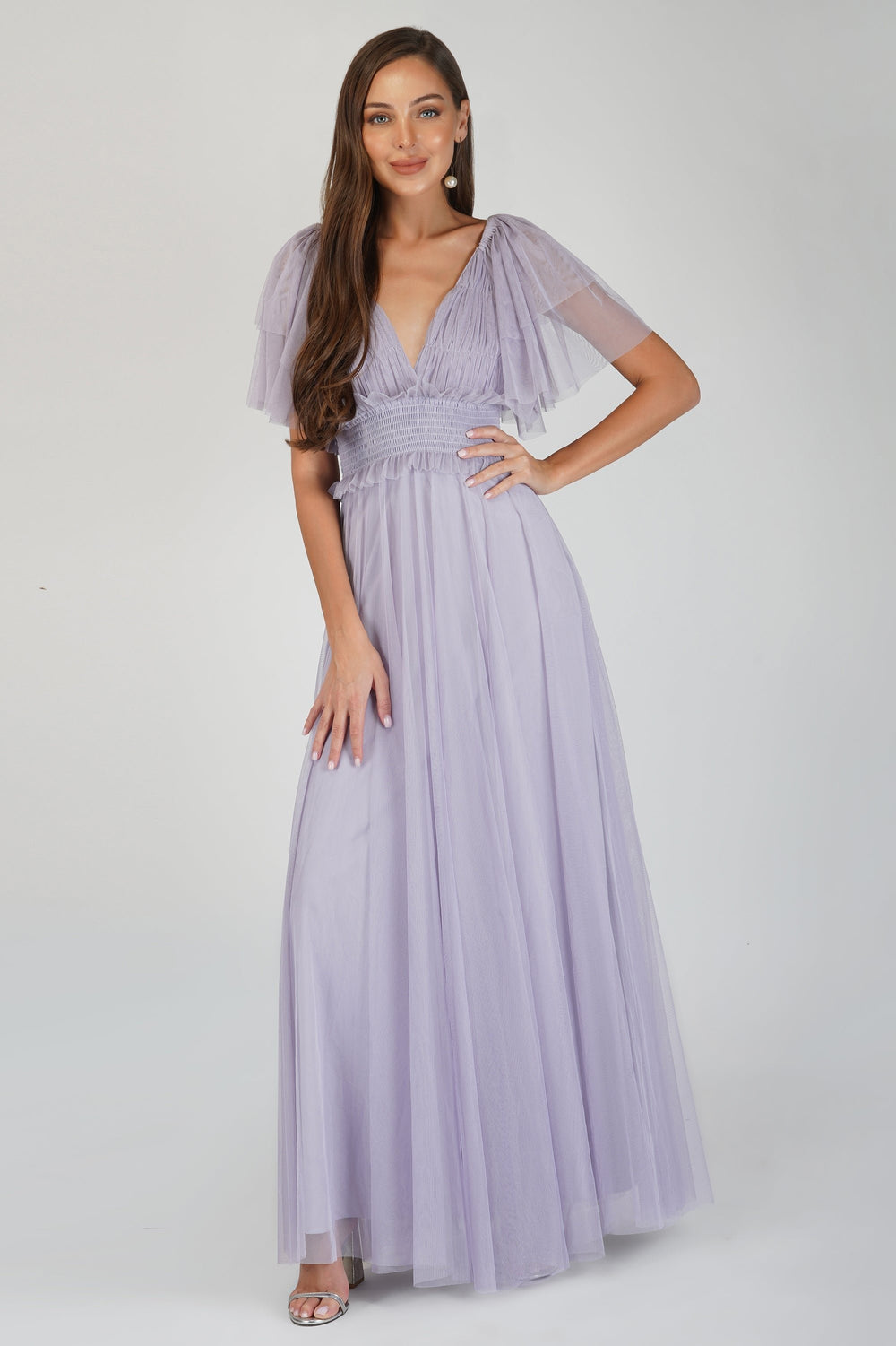 Shelby Lilac Maxi Dress
