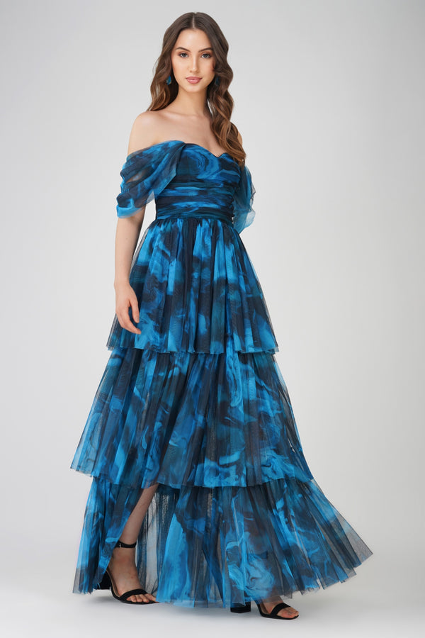 Sydney Midi Dress Blue Suzani main image 0
