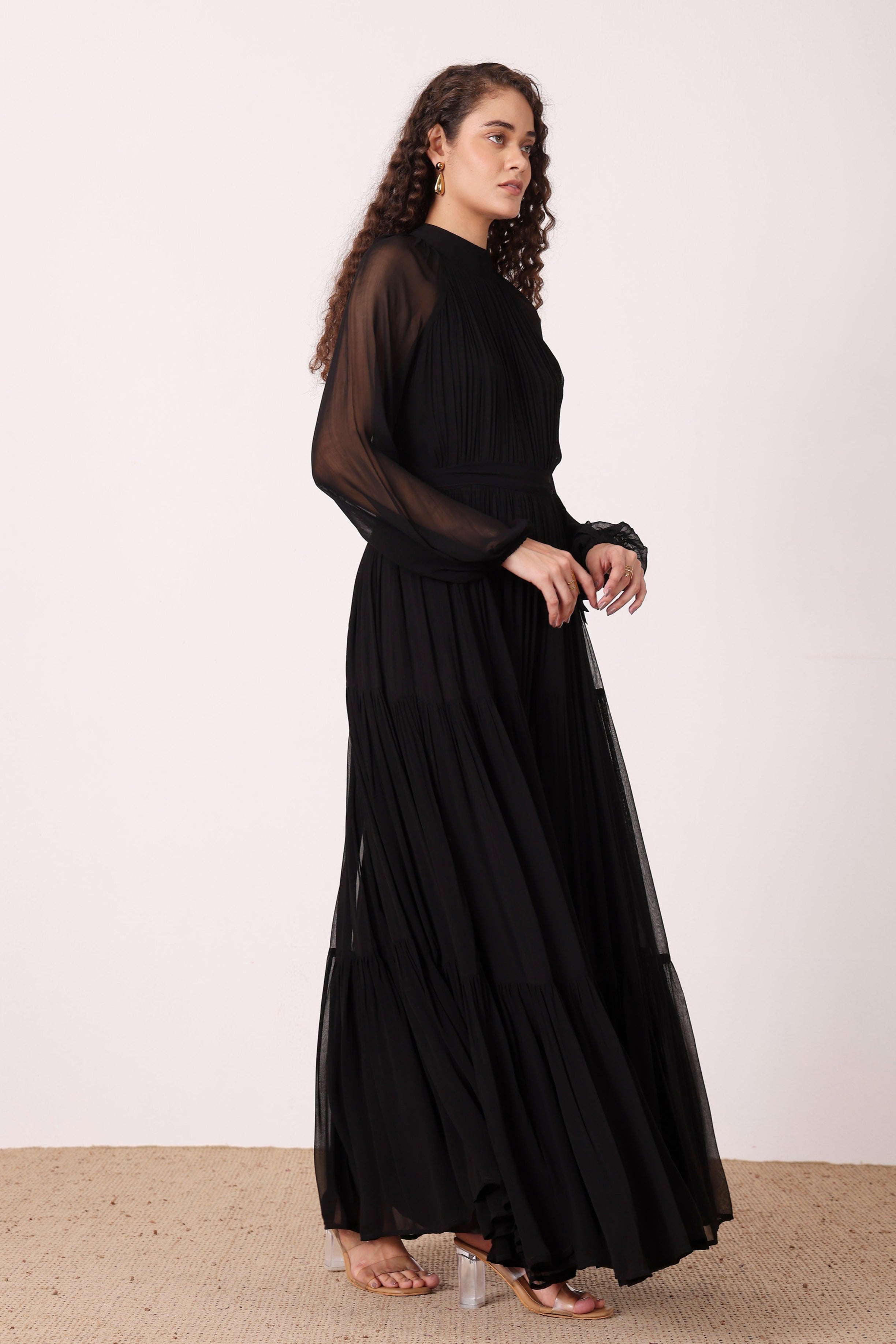 Violetta Maxi Dress in Black