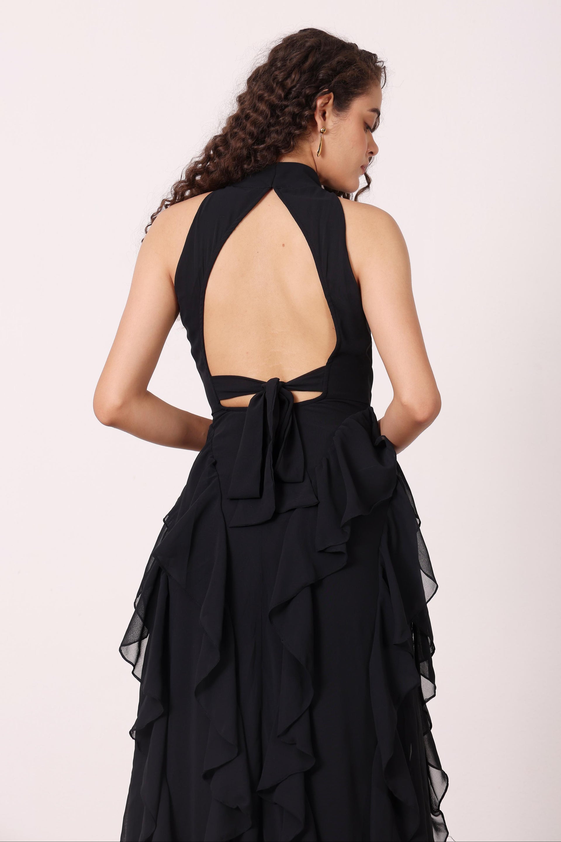 Malinina Maxi Dress in Black