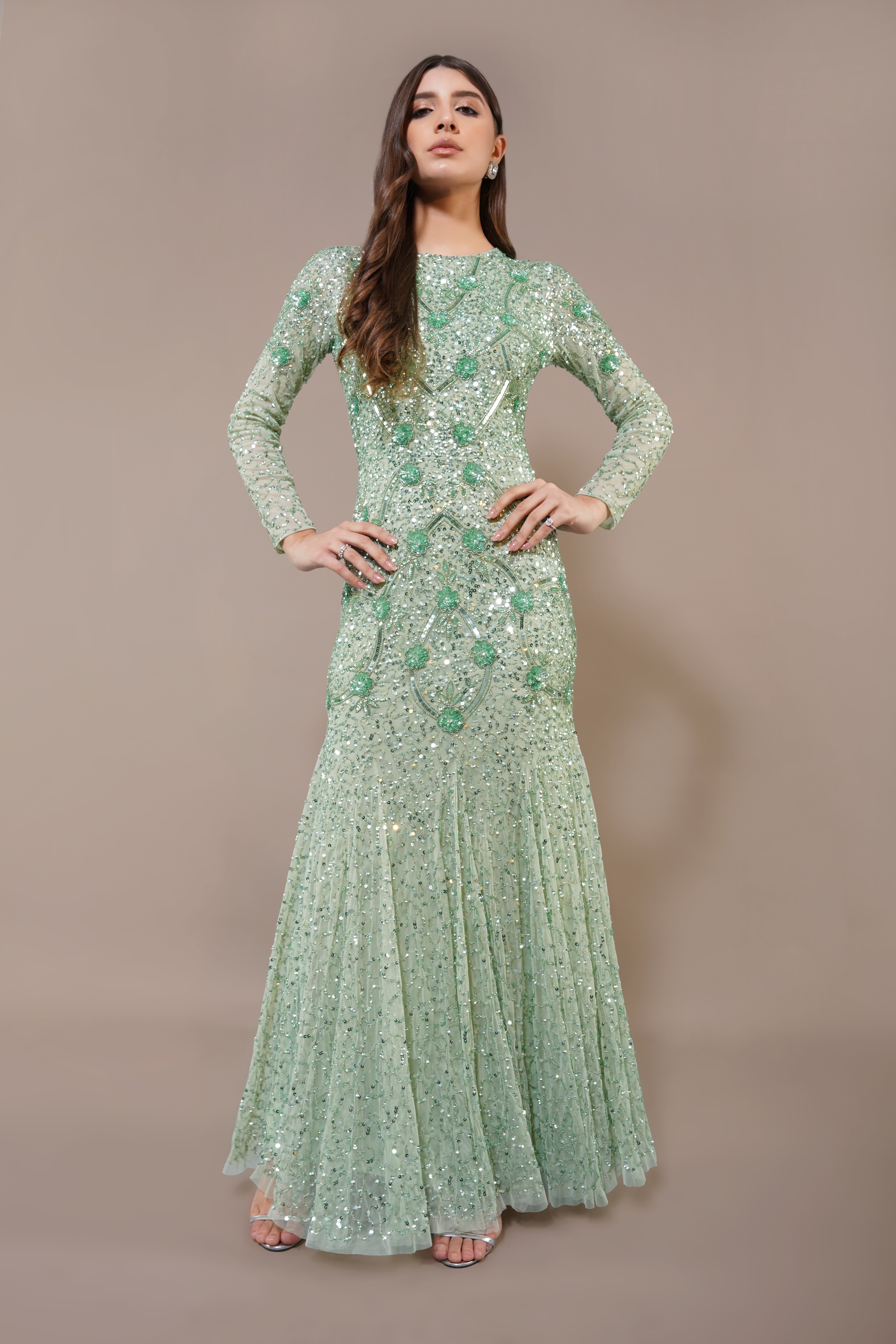 fitted lace wedding dress Bethany Dress main image 0