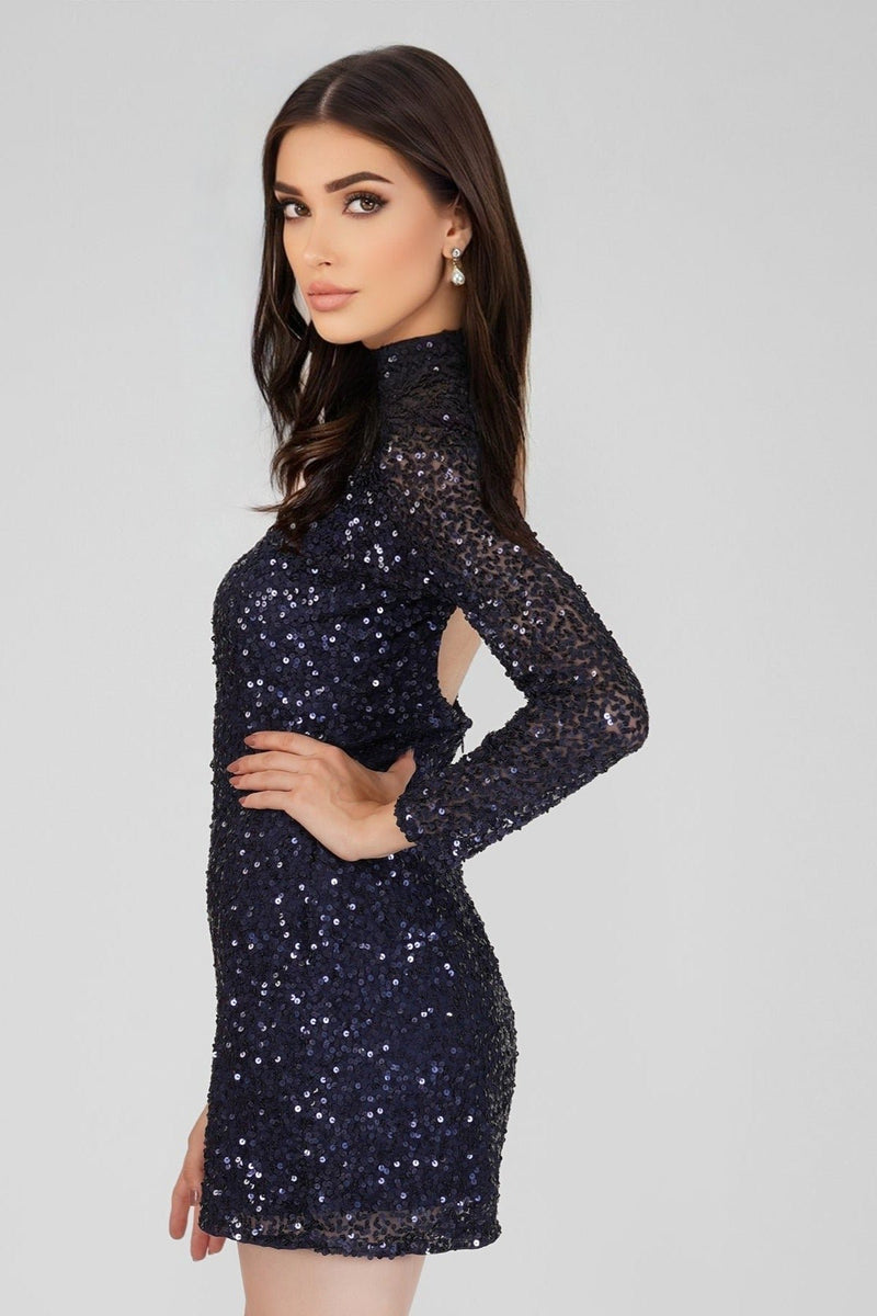 sequin mini dress