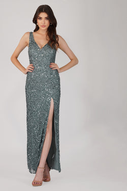 teal-sequin-maxi-dress