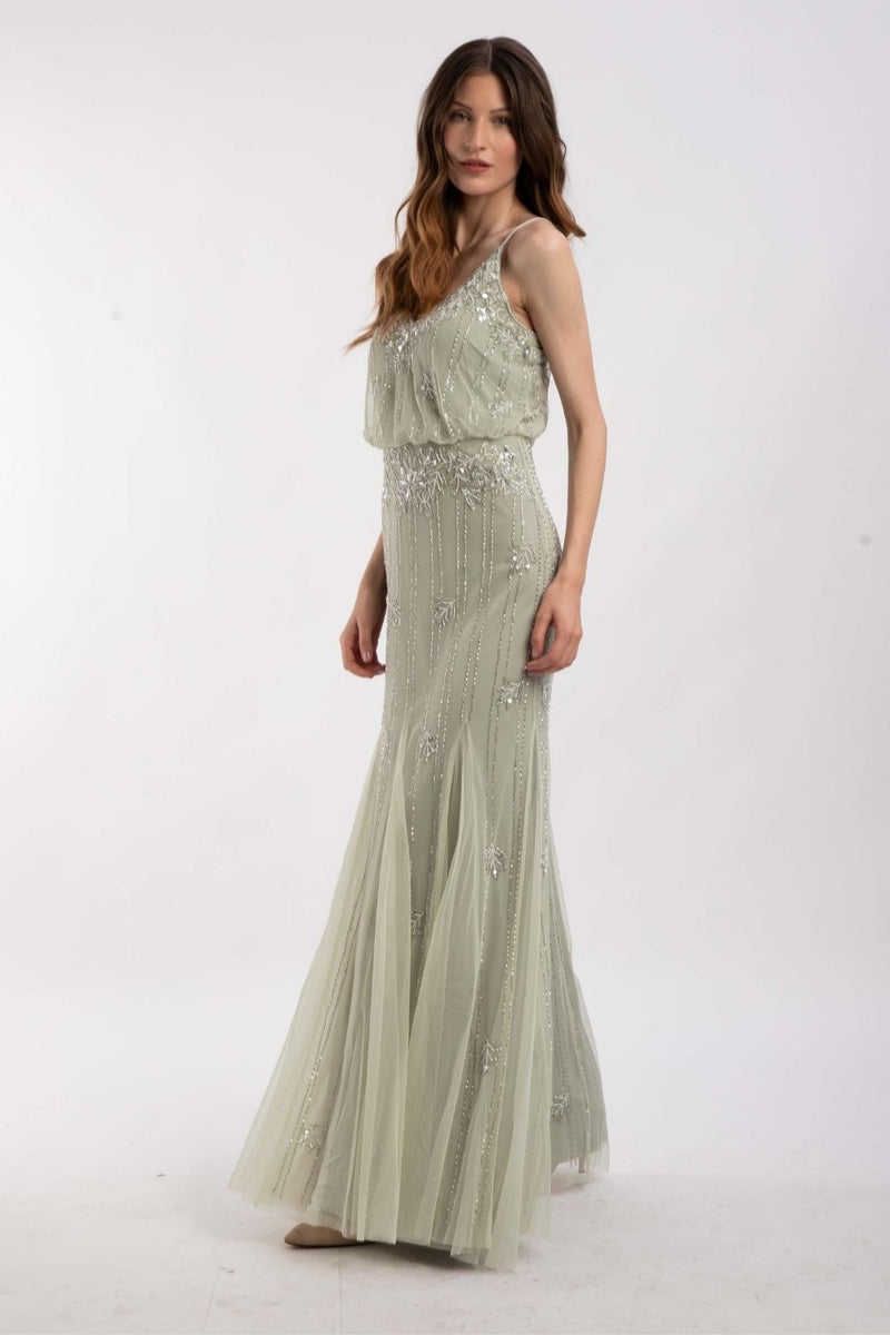 sage green bridesmaid dress